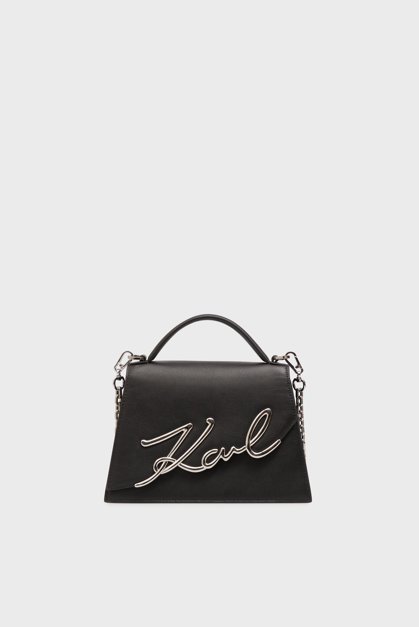 Женская черная кожаная сумка signature 2.0 Черный ONESIZE Karl Lagerfeld A1W30036 Женская черная кожаная сумка signature 2.0 Черный ONESIZE Karl Lagerfeld A1W30036