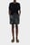 Женские черные льняные шорты с узором