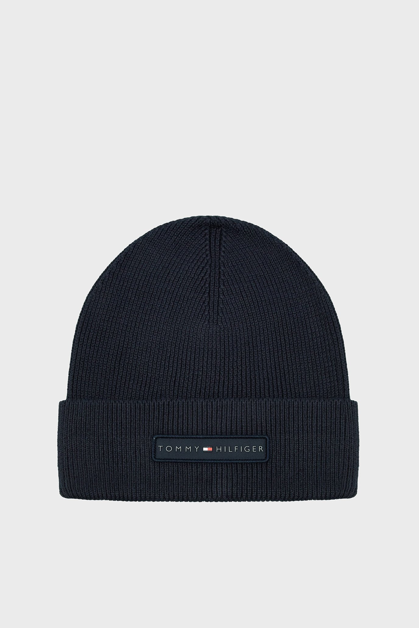 Чоловіча темно-синя шапка TH SKYLINE BEANIE 1