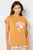 Женская оранжевая футболка CEINAT