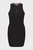 Женское черное платье TJW ESSENTIAL