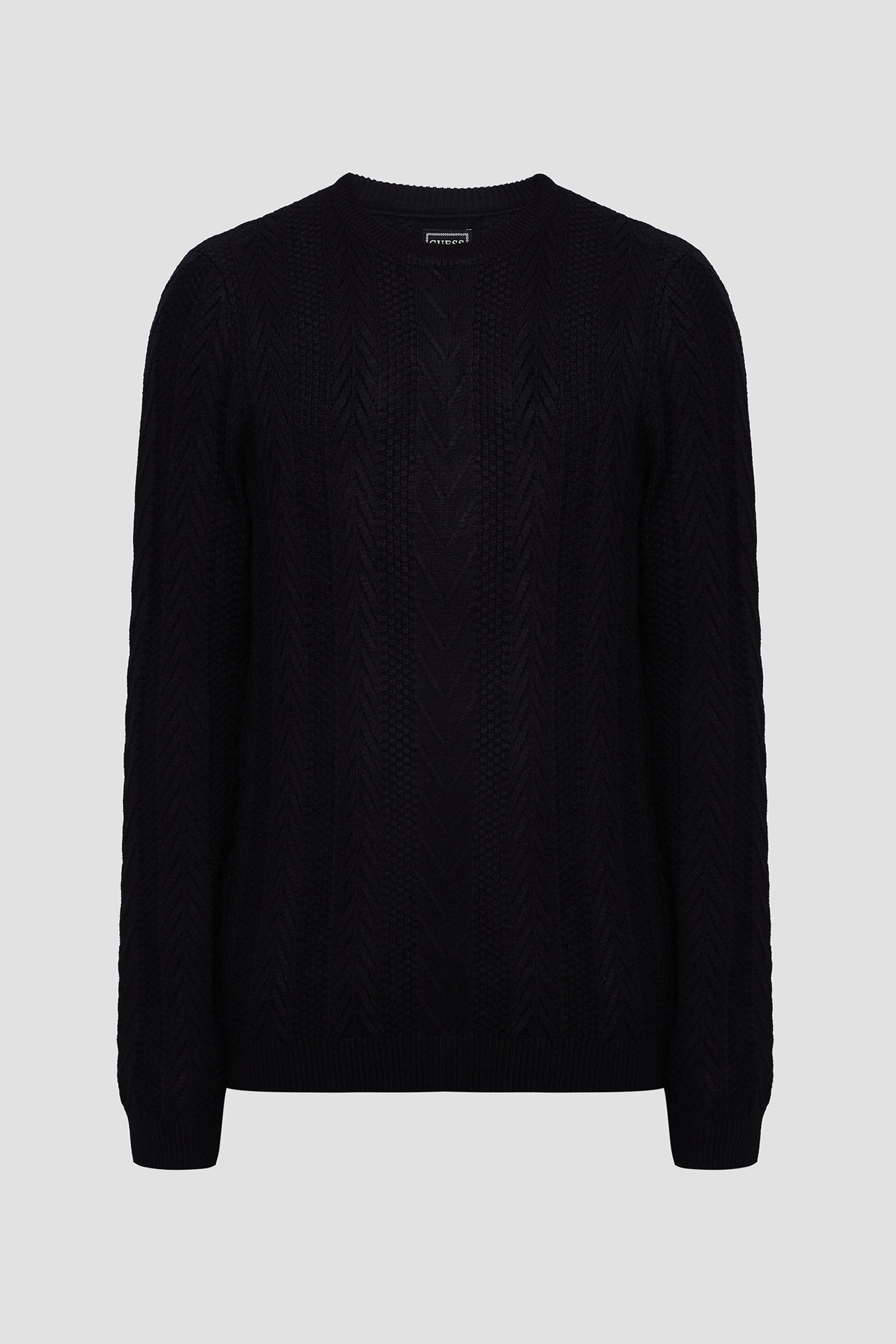 Чоловічий чорний светр 1