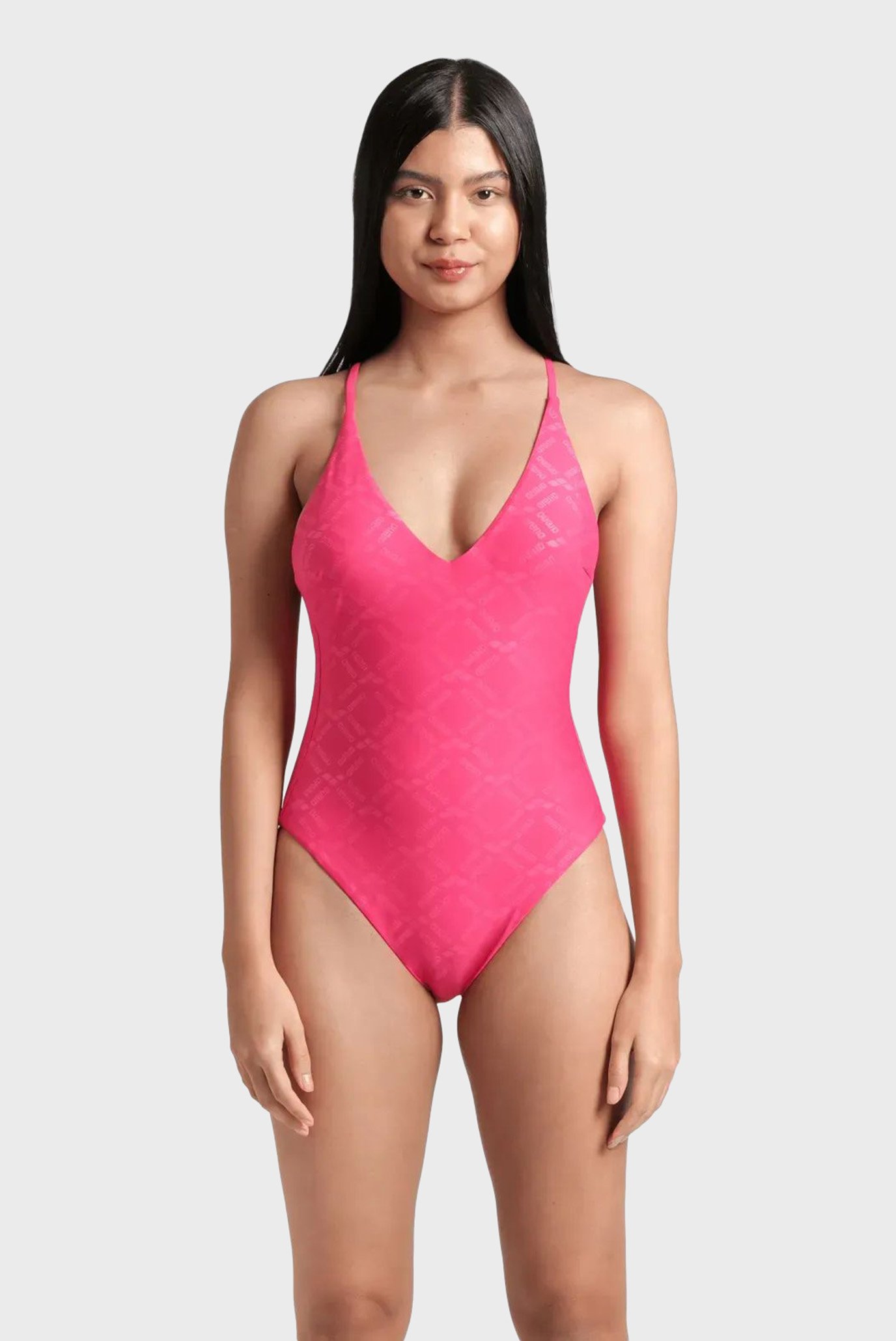 Женский розовый купальник с узором LOSANGE GRAPHIC SWIMSUIT Розовый L Arena 009399-900 Женский розовый купальник с узором LOSANGE GRAPHIC SWIMSUIT Розовый L Arena 009399-900