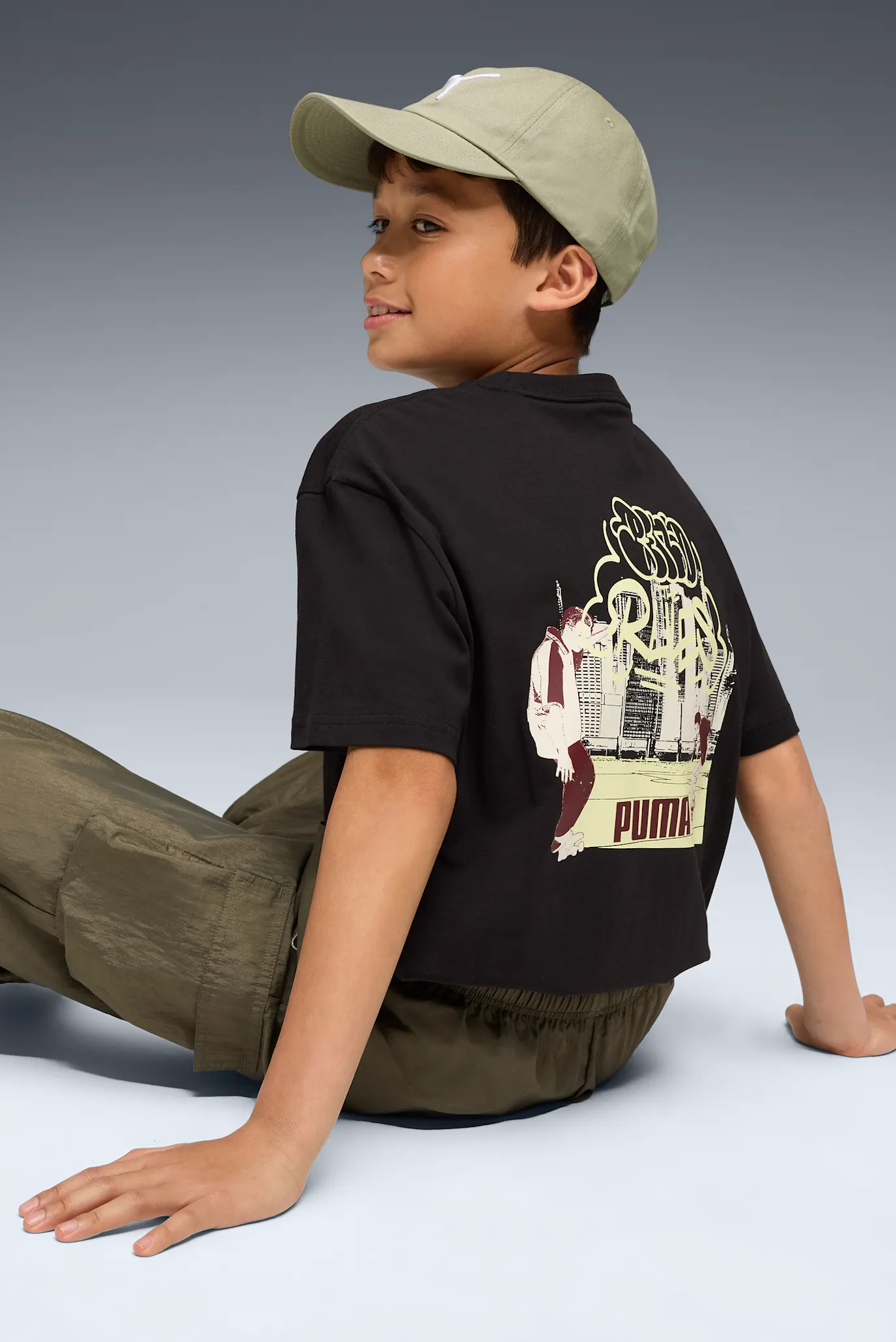 Детская черная футболка MID90s Graphic Tee II Youth 3