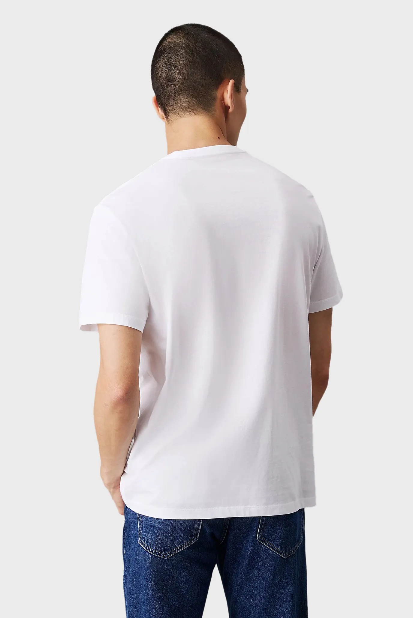 Мужская белая футболка SS HERO MONOGRAM TEE 30S EU OPT 2