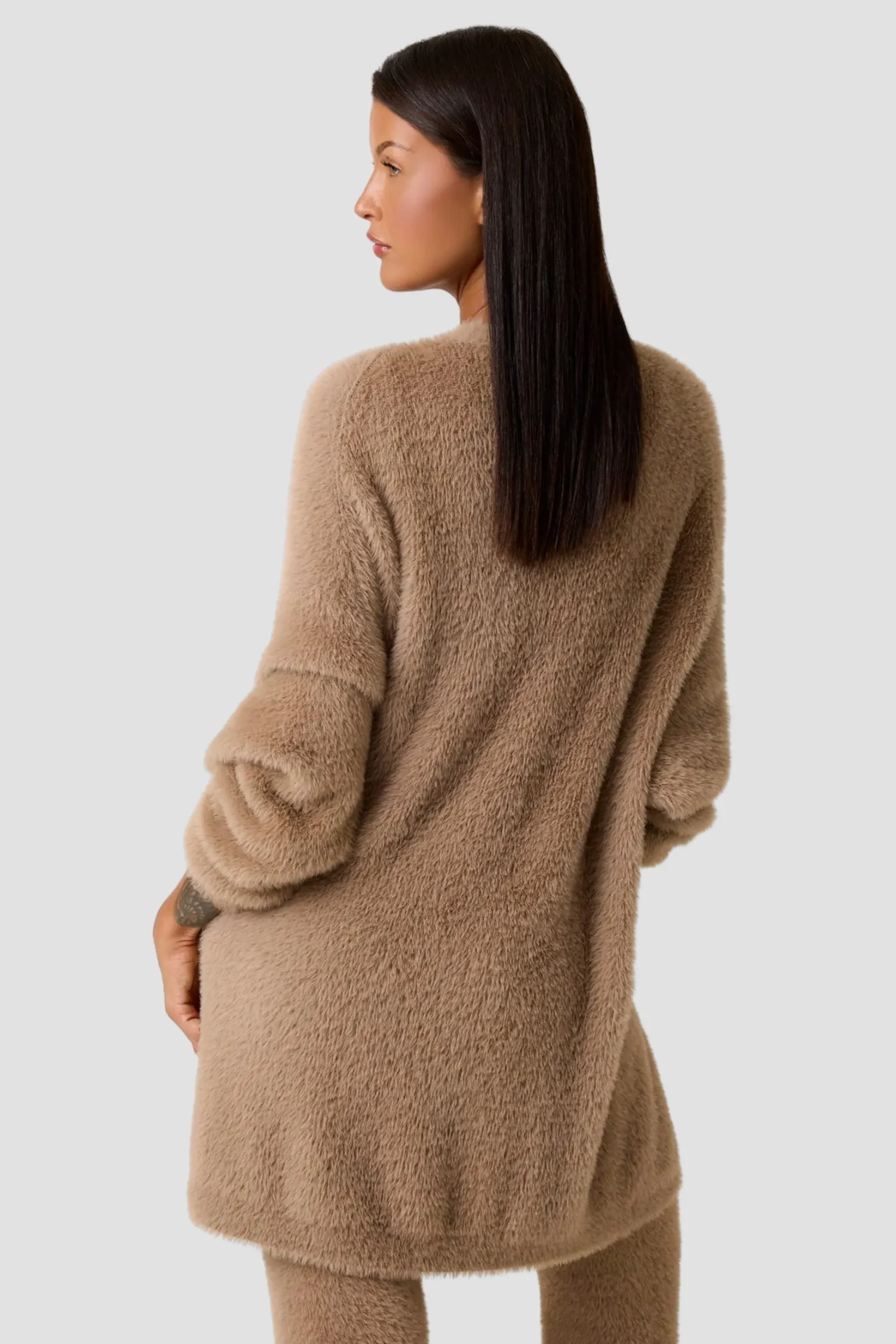 Жіночий бежевий кардиган 3