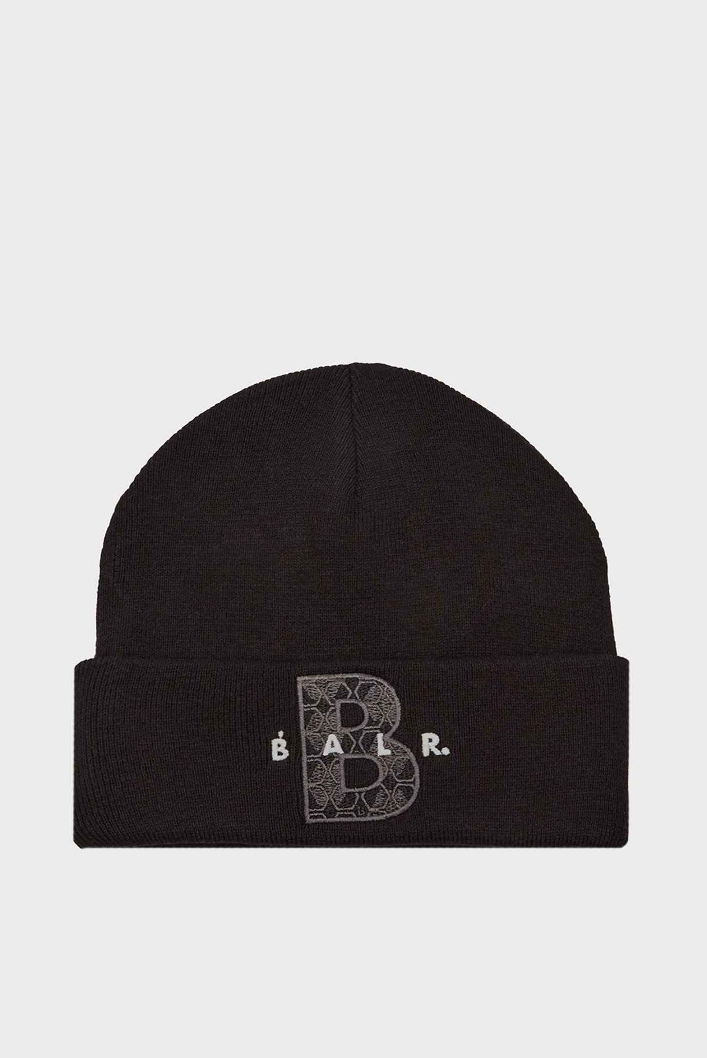 Чоловіча чорна шапка Monogram Beanie 1