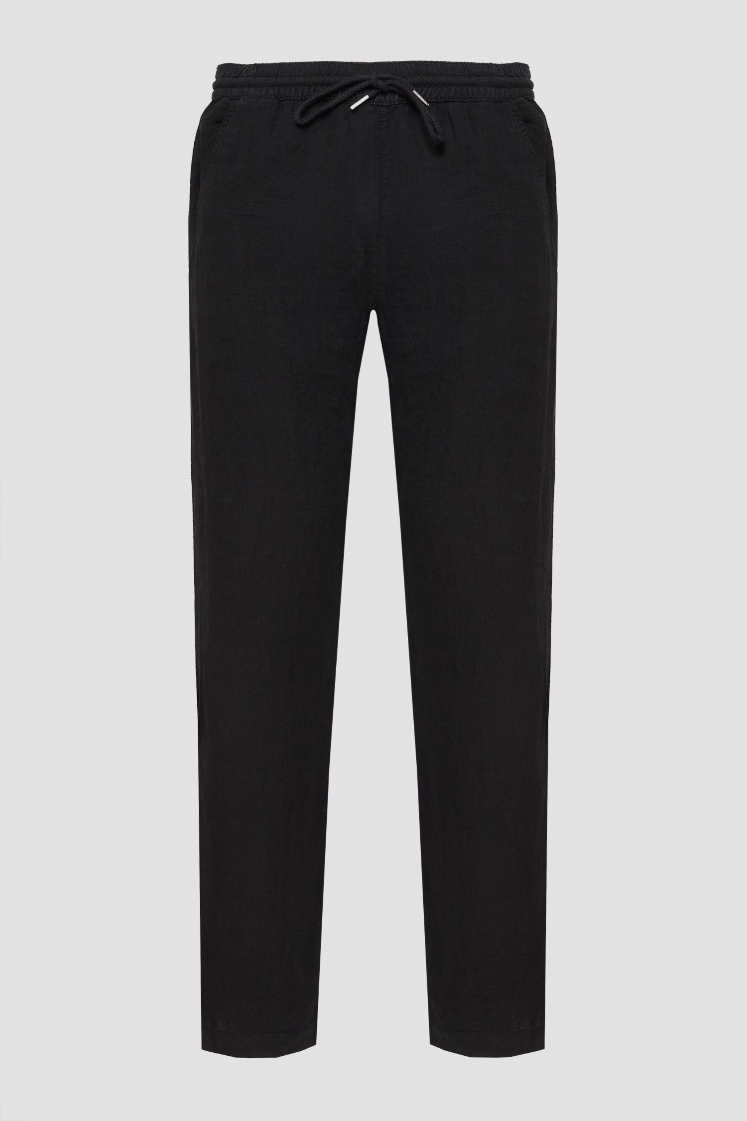 Мужские черные льняные брюки Черный 32-34 Karl Lagerfeld 552815.265815;990 Мужские черные льняные брюки Черный 32-34 Karl Lagerfeld 552815.265815;990