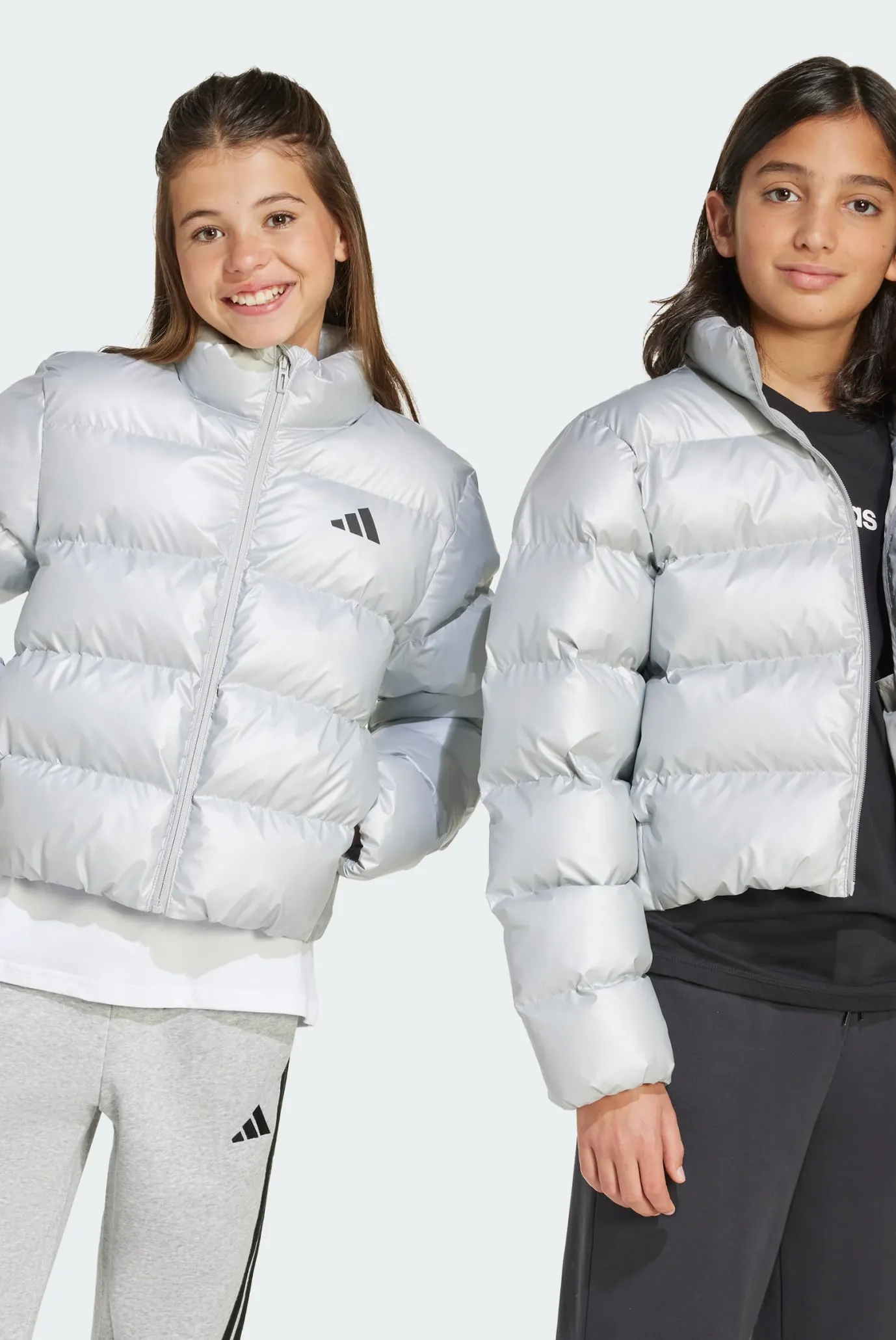 Детская серебристая куртка Synthetic Down Glam Kids 2