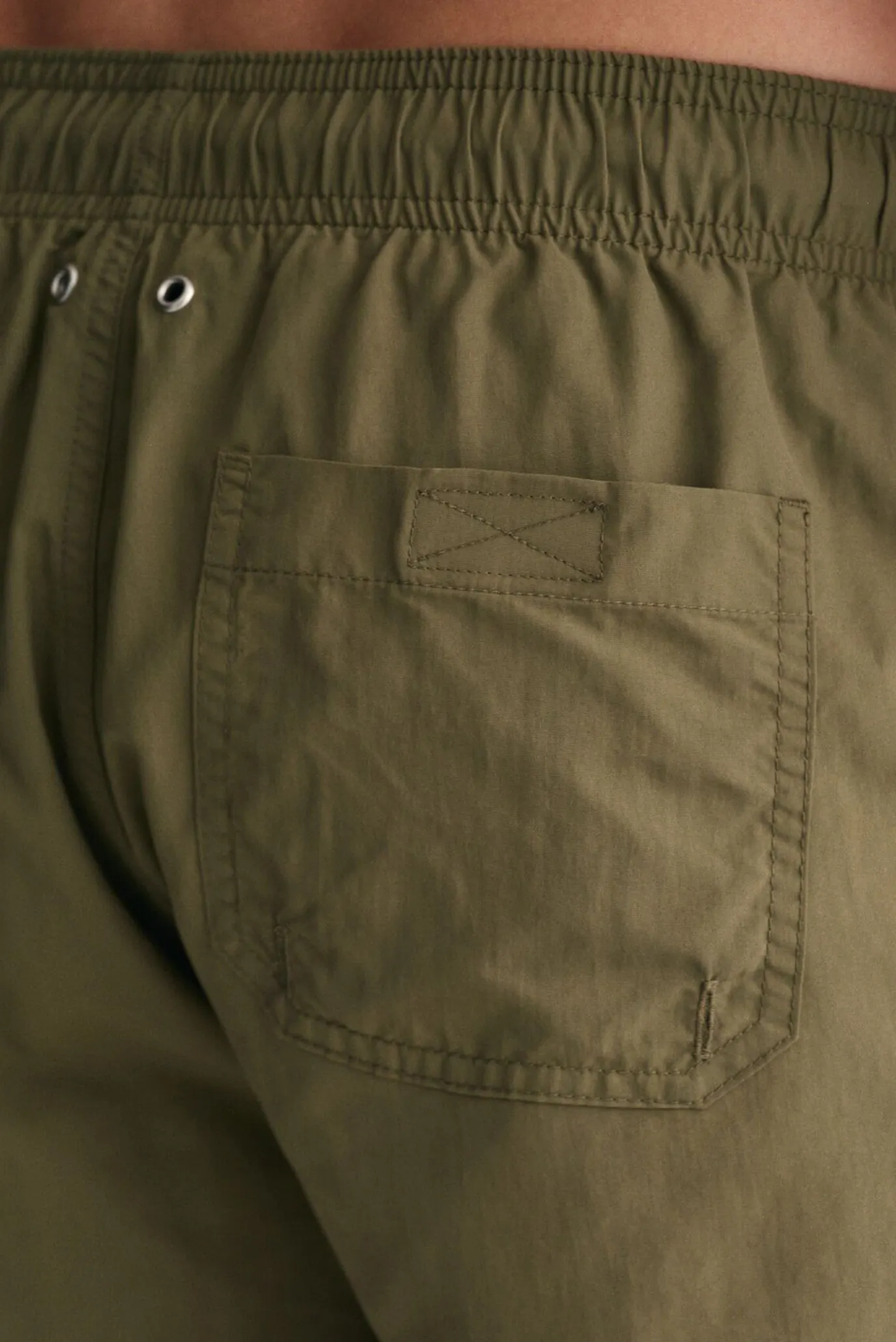 Мужские оливковые плавательные шорты 6