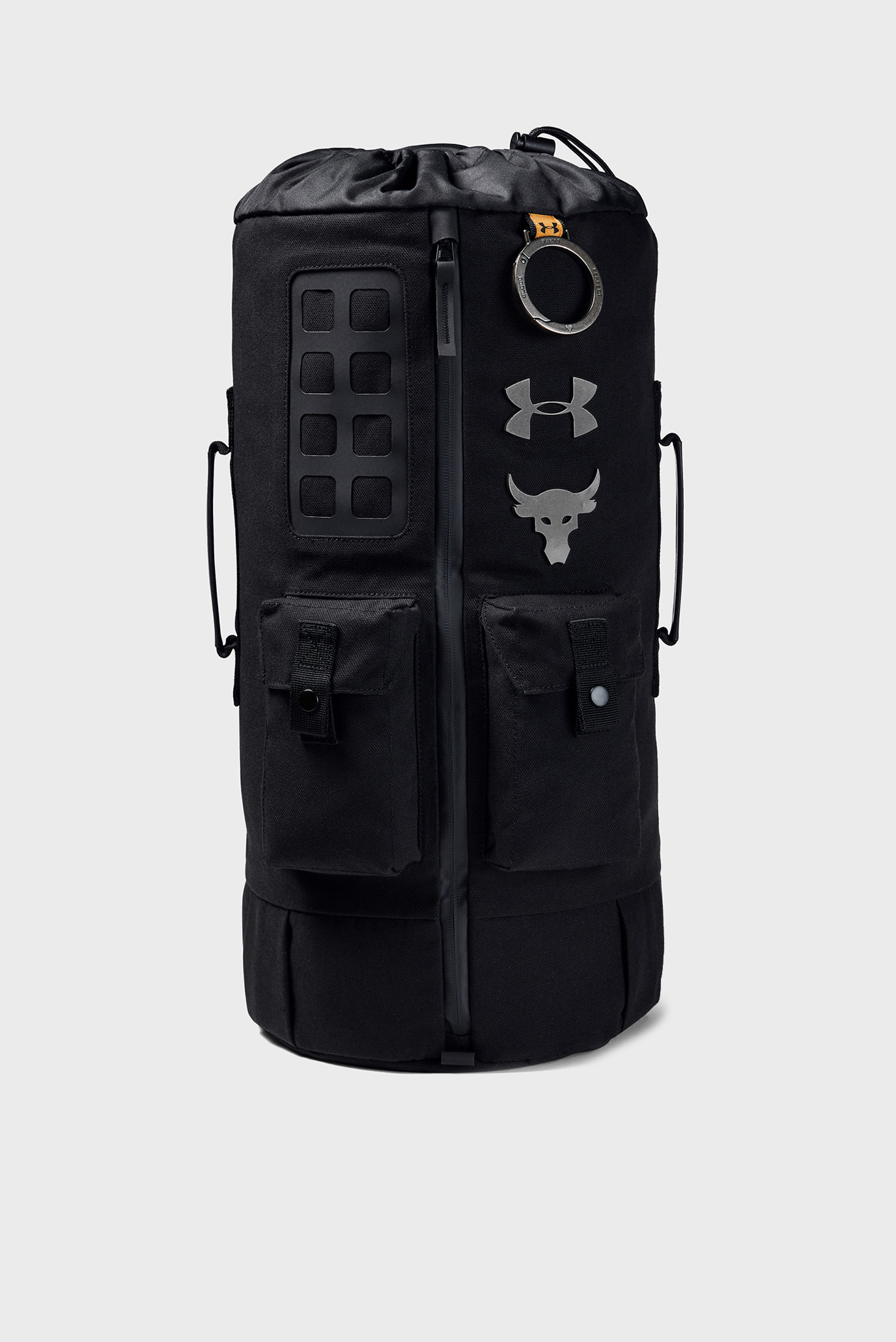 Чорний рюкзак UA Project Rock 60 Gym Bag 1