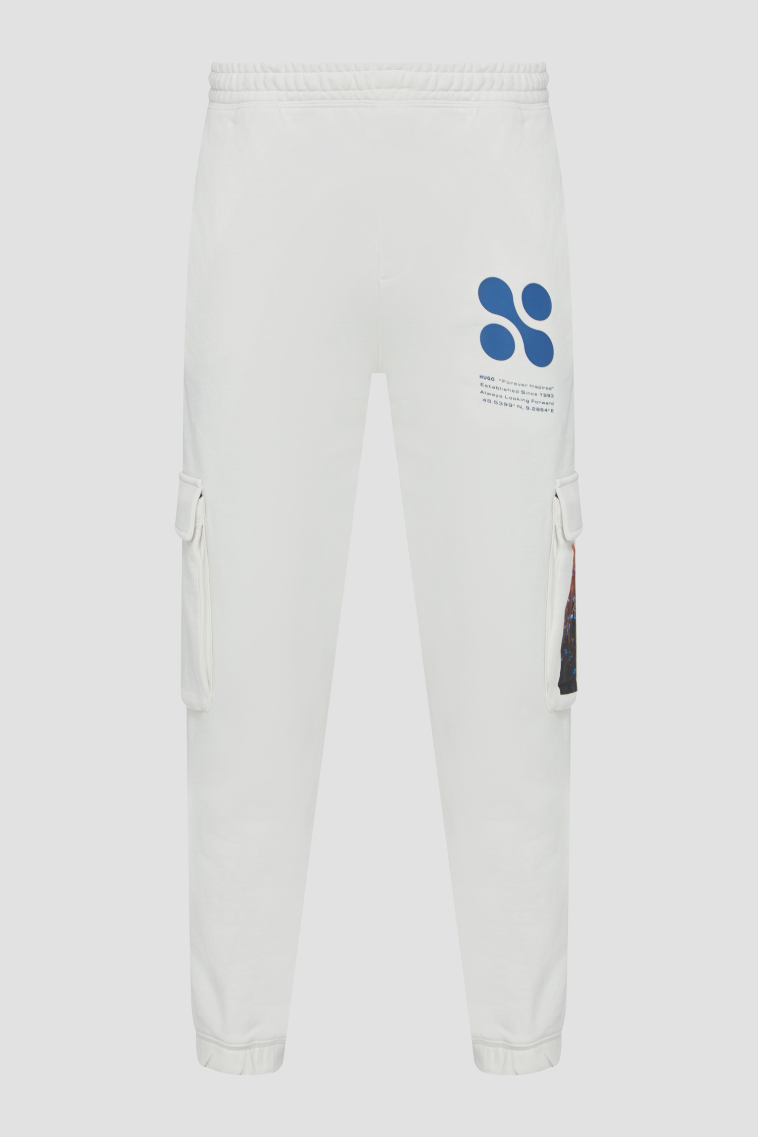 Чоловічі білі спортивні штани 1