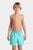 Детские бирюзовые плавательные шорты BEACH BOXER SOLID R