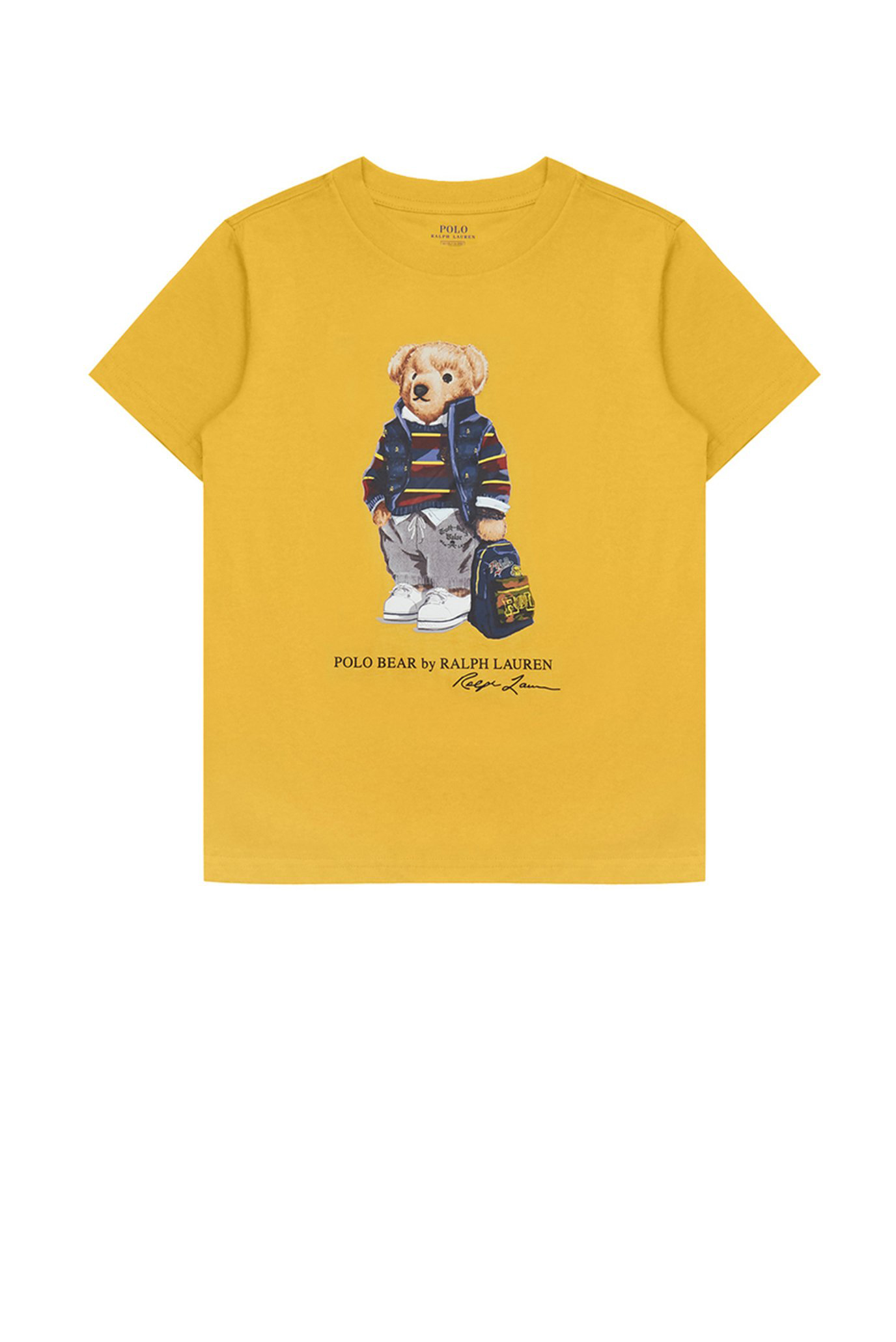 Детская желтая футболка 1