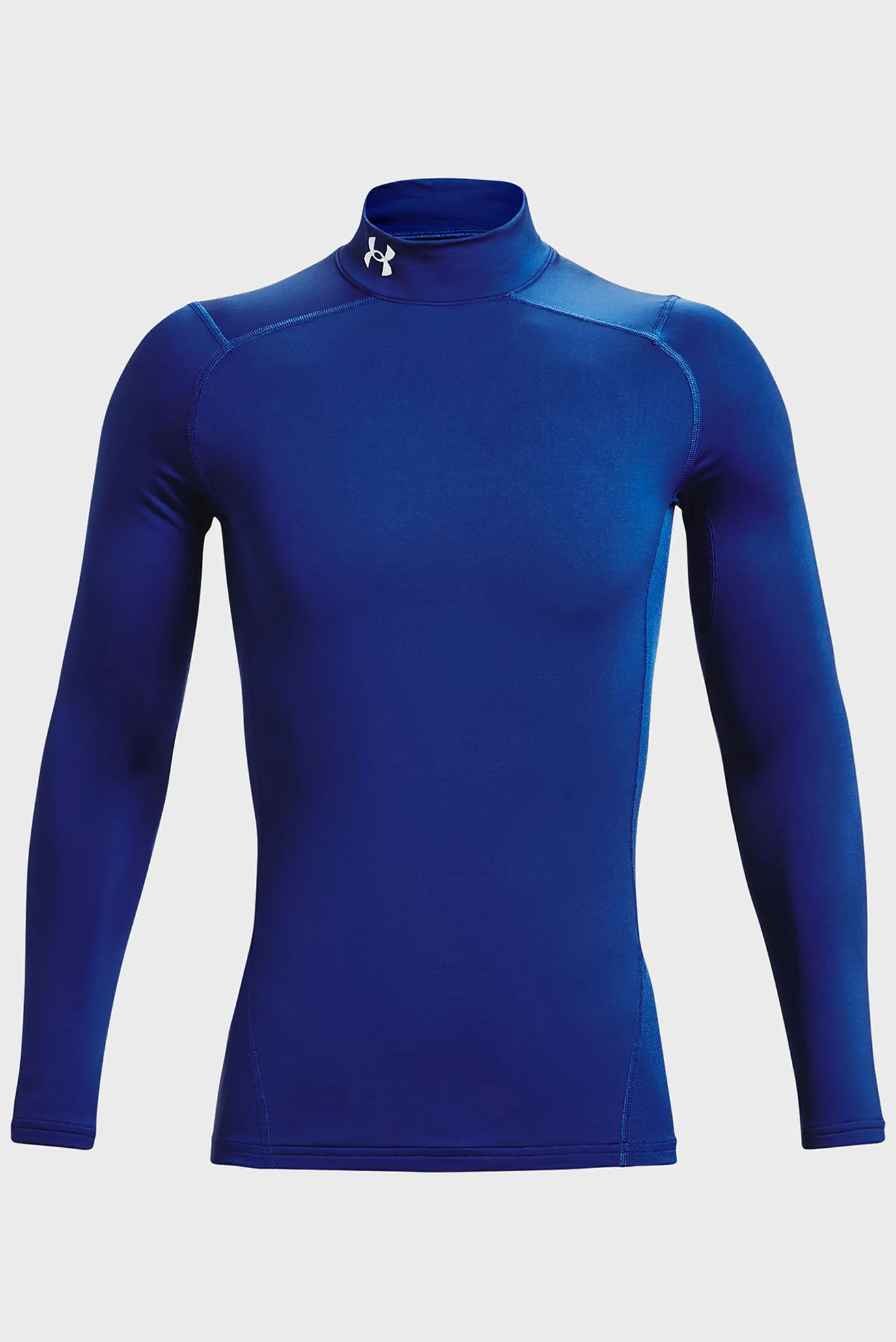 Мужской синий термореглан UA CG Armour Comp Mock 5