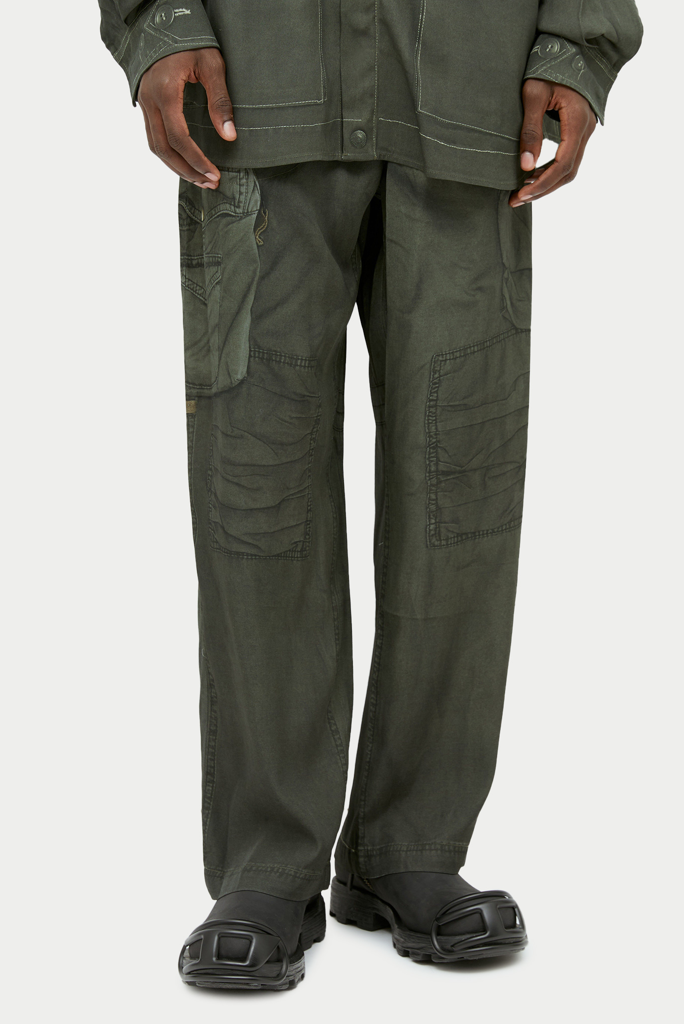 Чоловічі зелені брюки P-FERGY-POP 1