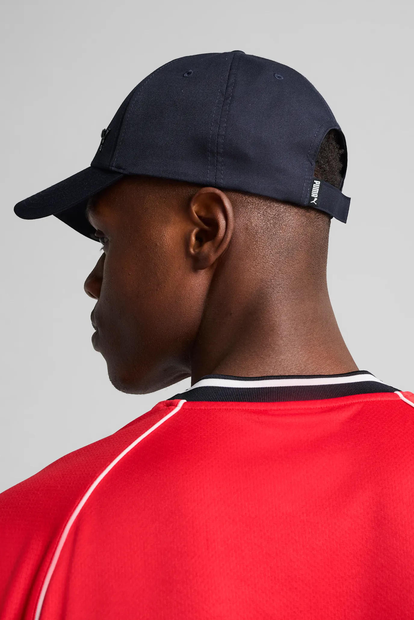 Темно-синяя кепка ESS Metal PUMA Cat Baseball Cap 4