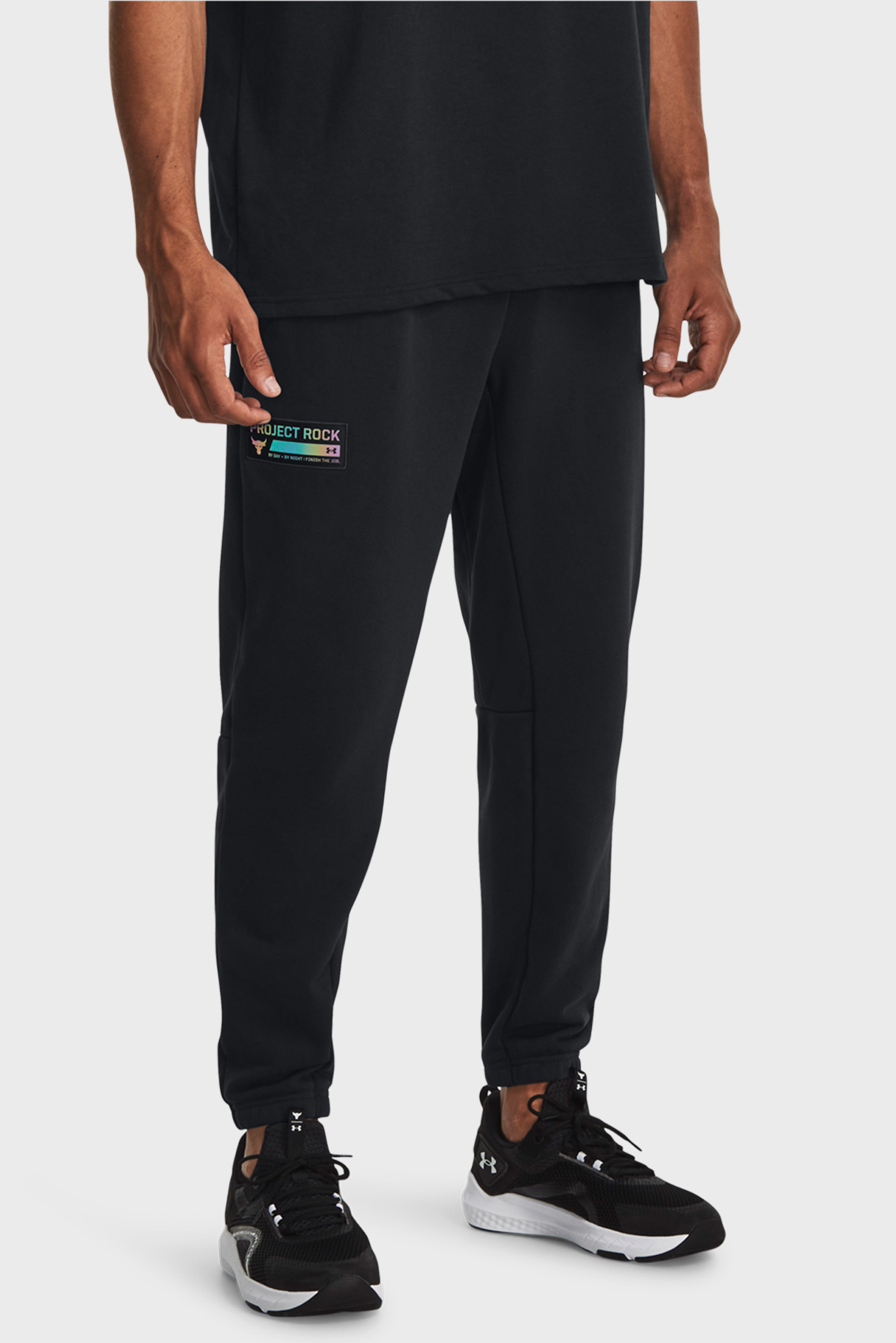 Чоловічі чорні спортивні штани Pjt Rock HW Terry Pnt 1