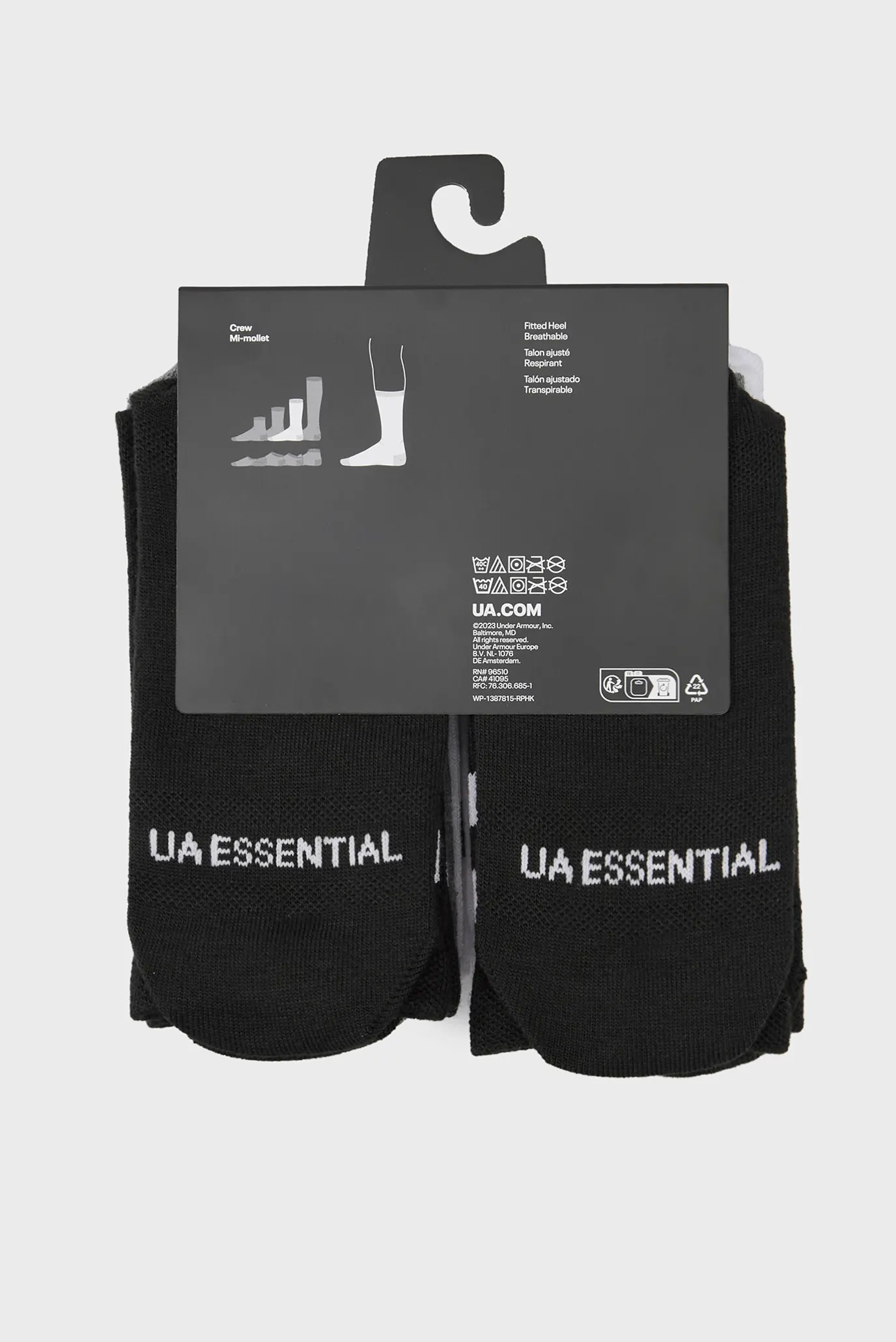 Носки (6 пар) UA Essential 6pk Crew 3