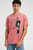 Мужская розовая футболка Guess x Brandalised