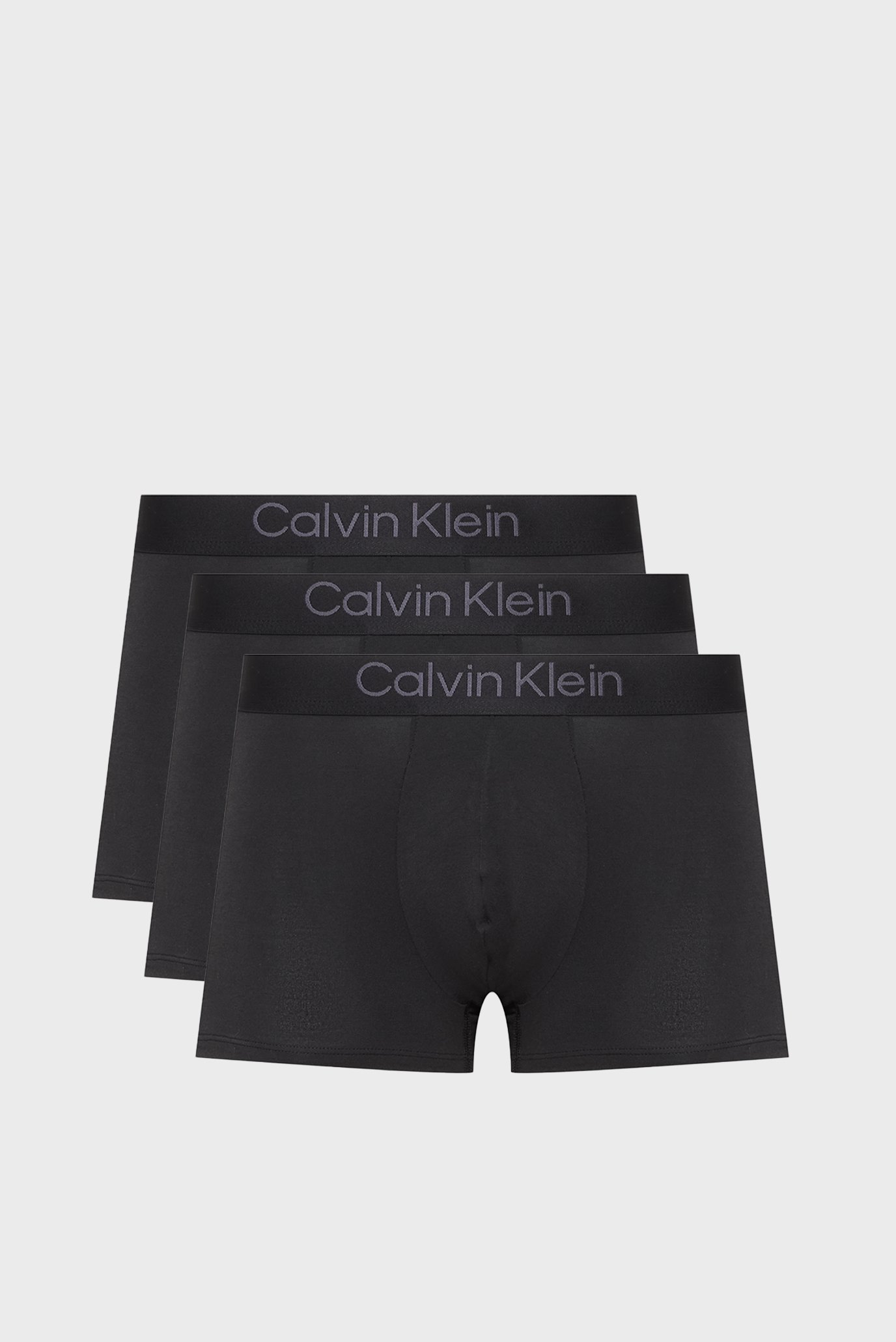 Мужские боксеры (3 шт) TRUNK 3PK Черный M Calvin Klein LV00NB4192
