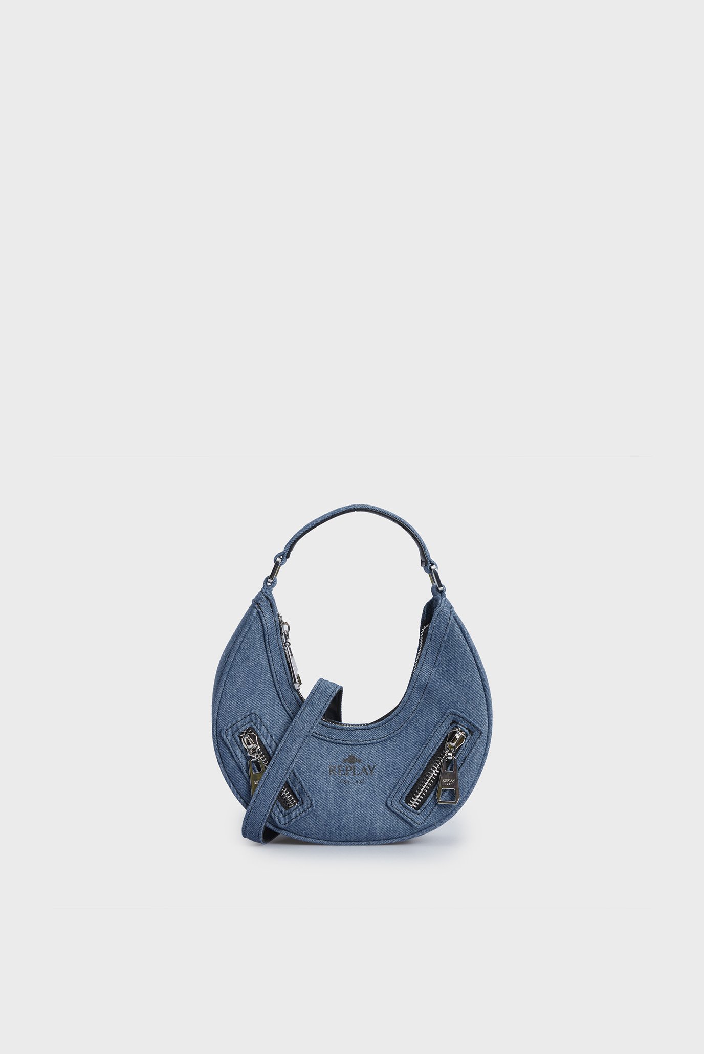 Женская синяя джинсовая сумка 1
