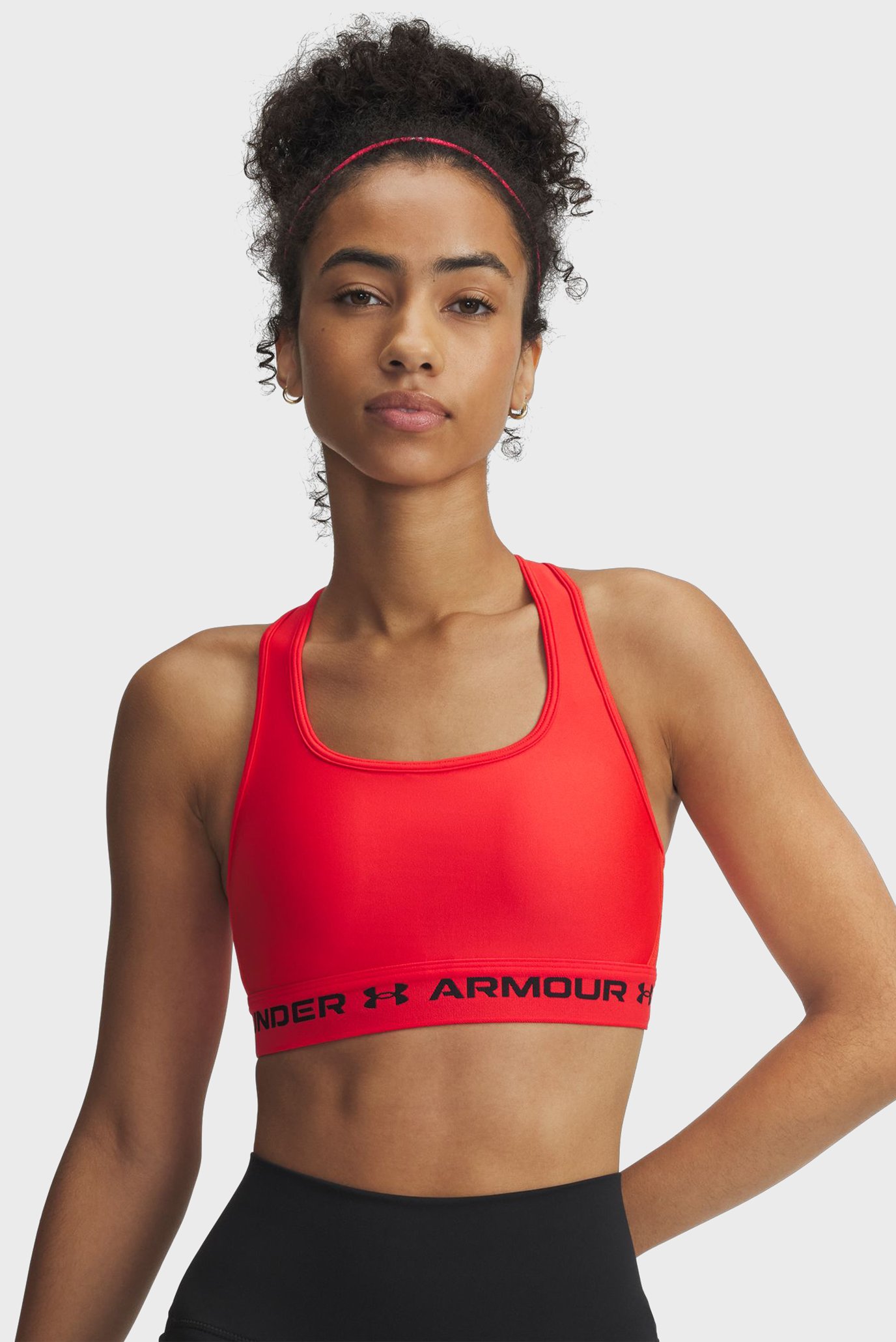 Женский красный топ Crossback Mid Bra Красный XS Under Armour 1361034-714 Женский красный топ Crossback Mid Bra Красный XS Under Armour 1361034-714