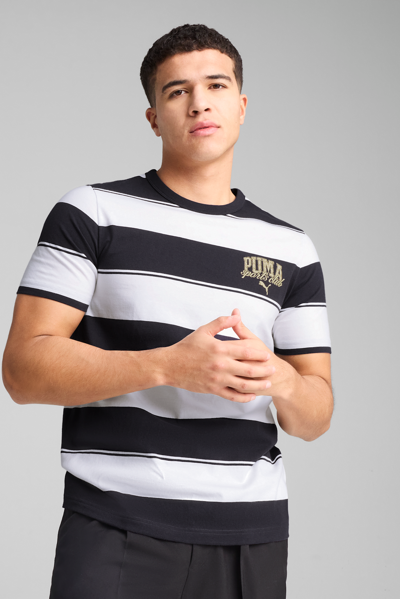 Мужская футболка в полоску PUMA Class Striped Tee Men 1