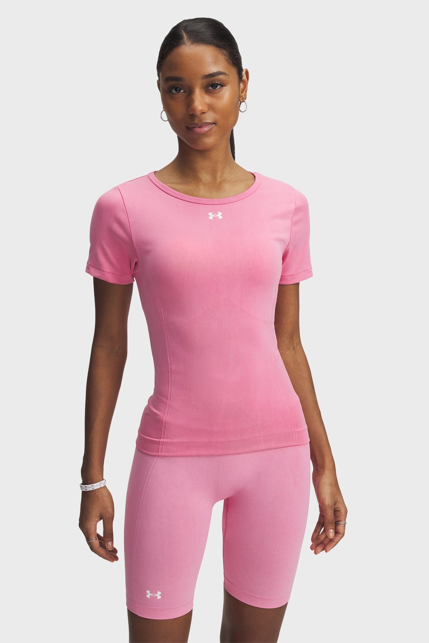Женская розовая футболка Vanish Seamless Washed SS Розовый XS Under Armour 1388112-681 Женская розовая футболка Vanish Seamless Washed SS Розовый XS Under Armour 1388112-681