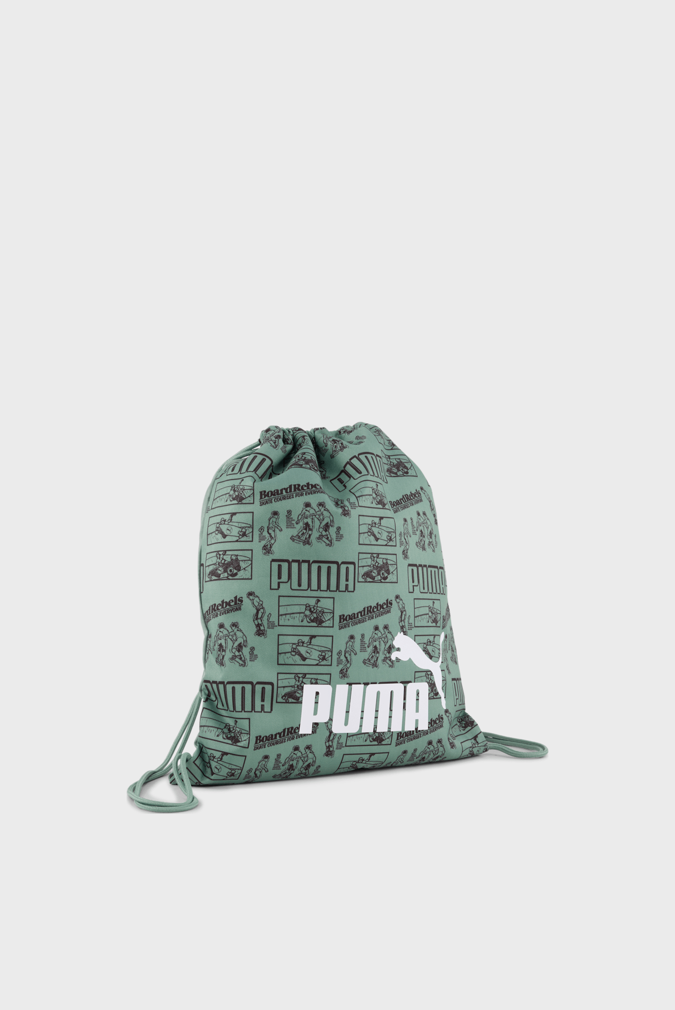 Зелений рюкзак-мішок PUMA Phase Small Gym Bag 1