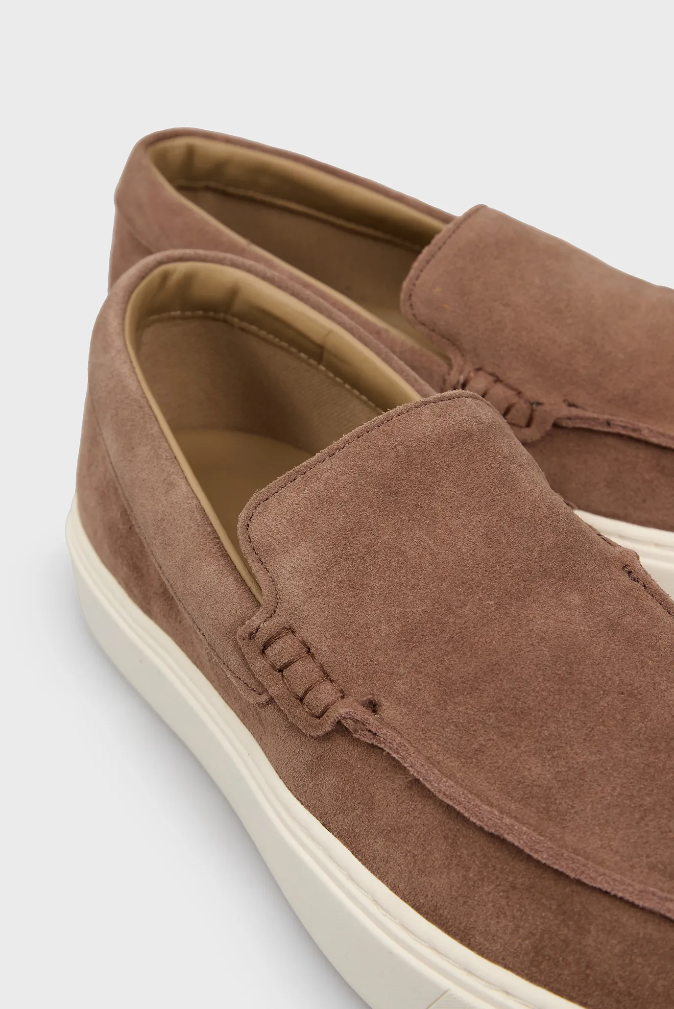Мужские коричневые замшевые лоферы MOCCASIN SUEDE 2