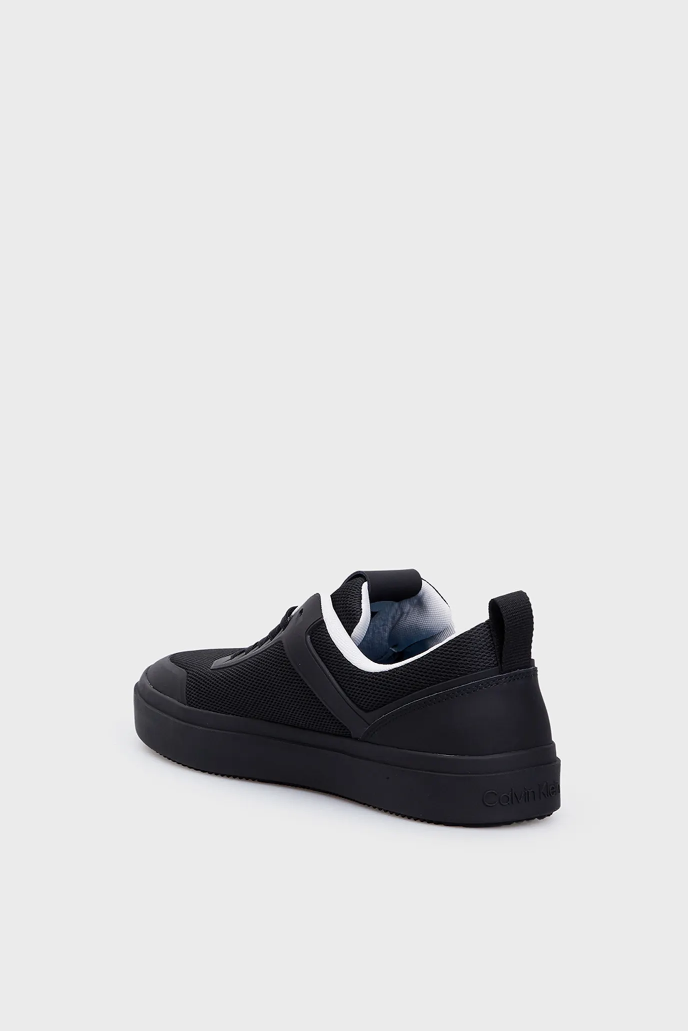 Чоловічі чорні снікерси LOW TOP LACE UP KNIT 5