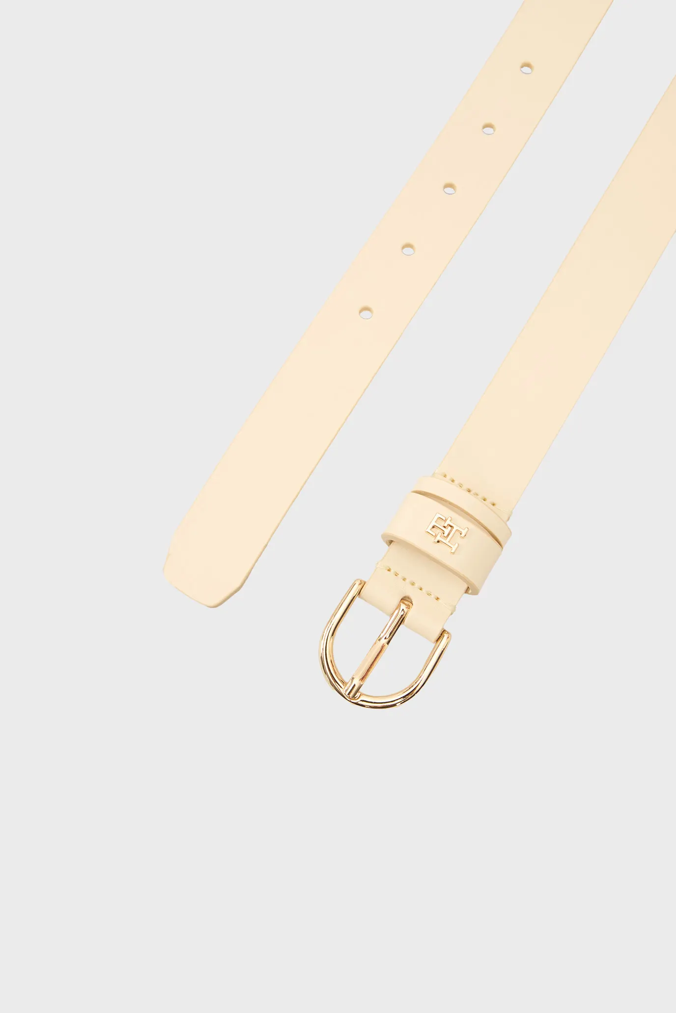 Жіночий білий шкіряний ремінь ESSENTIAL EFFORTLESS 2.5 3