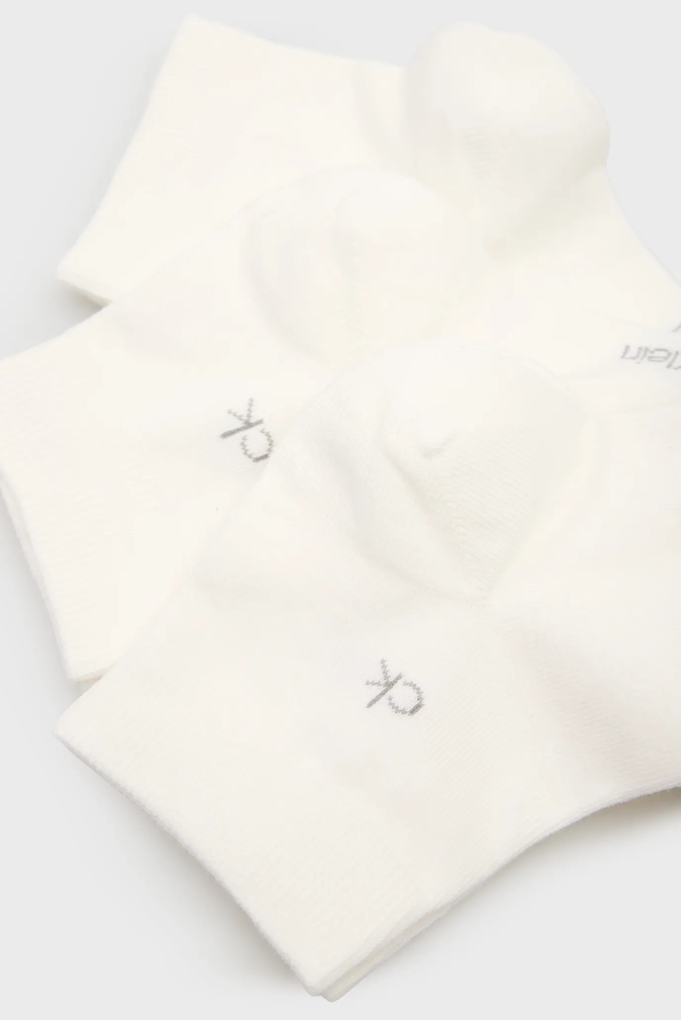 Мужские белые носки (3 пары) QUARTER 2