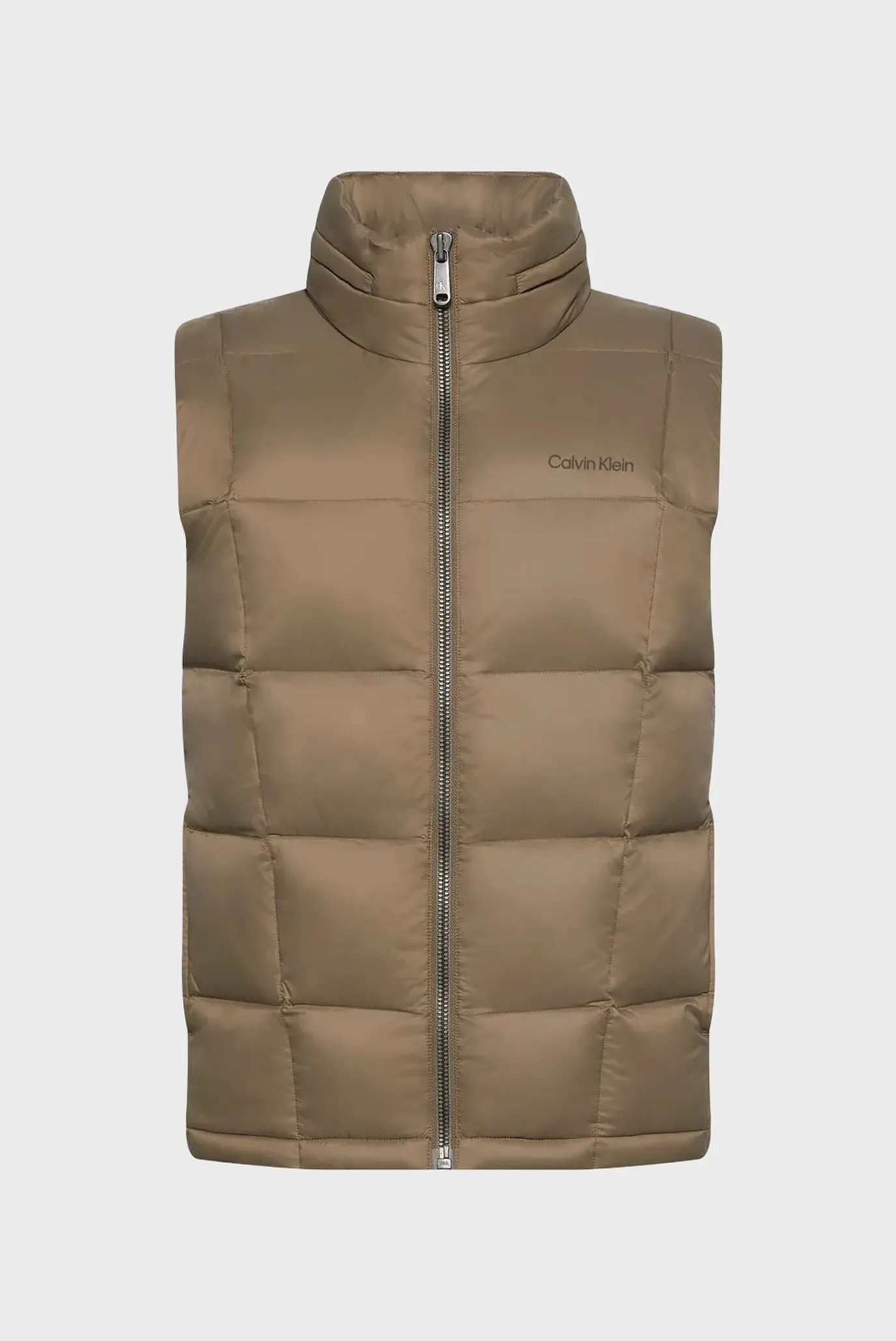 Чоловічий коричневий жилет SVLSS NYLON QUILTED PUFFER VEST 1