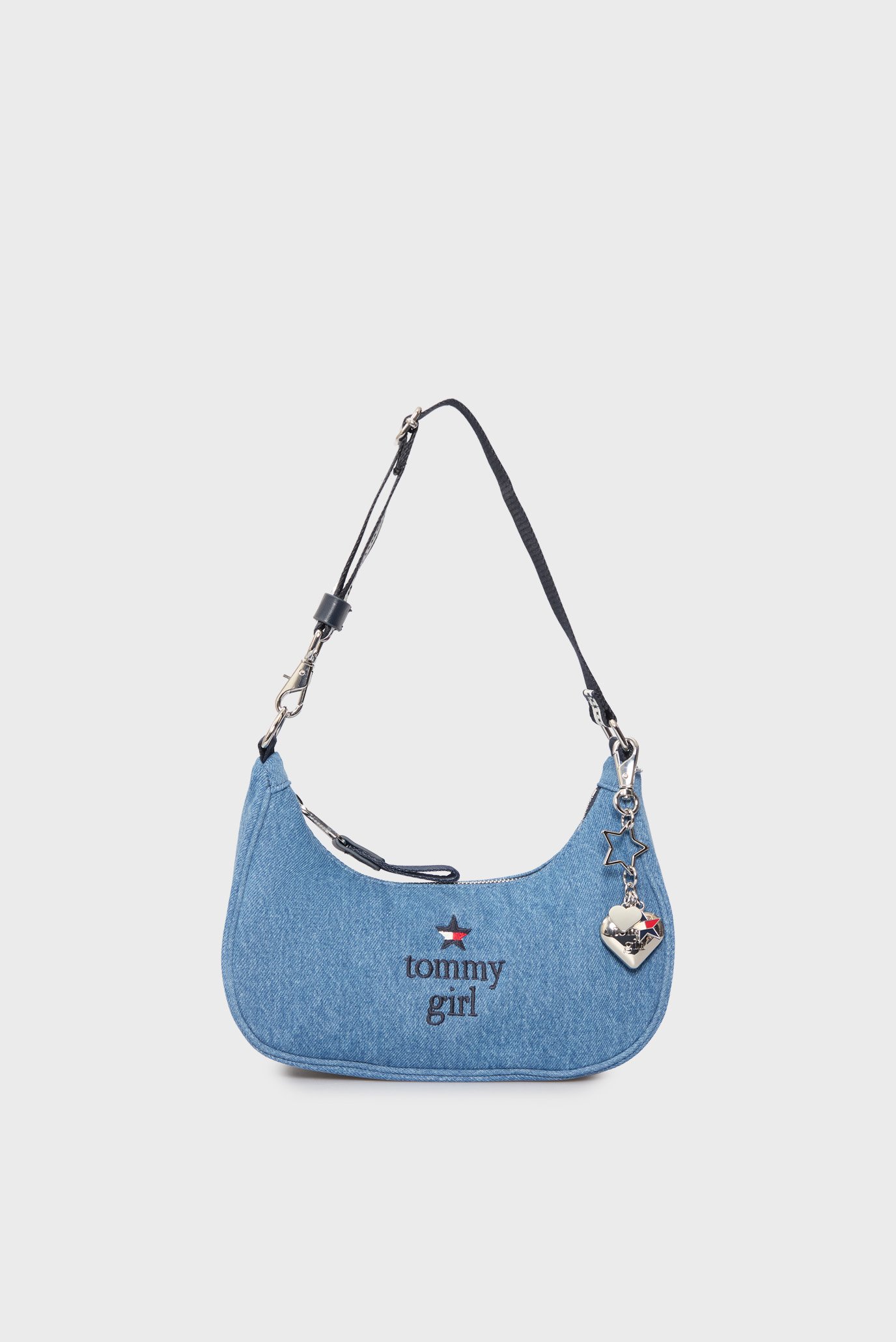 Женская голубая джинсовая сумка TOMMY GIRL ICONIC Голубой ONESIZE Tommy Jeans AW0AW17617 Женская голубая джинсовая сумка TOMMY GIRL ICONIC Голубой ONESIZE Tommy Jeans AW0AW17617