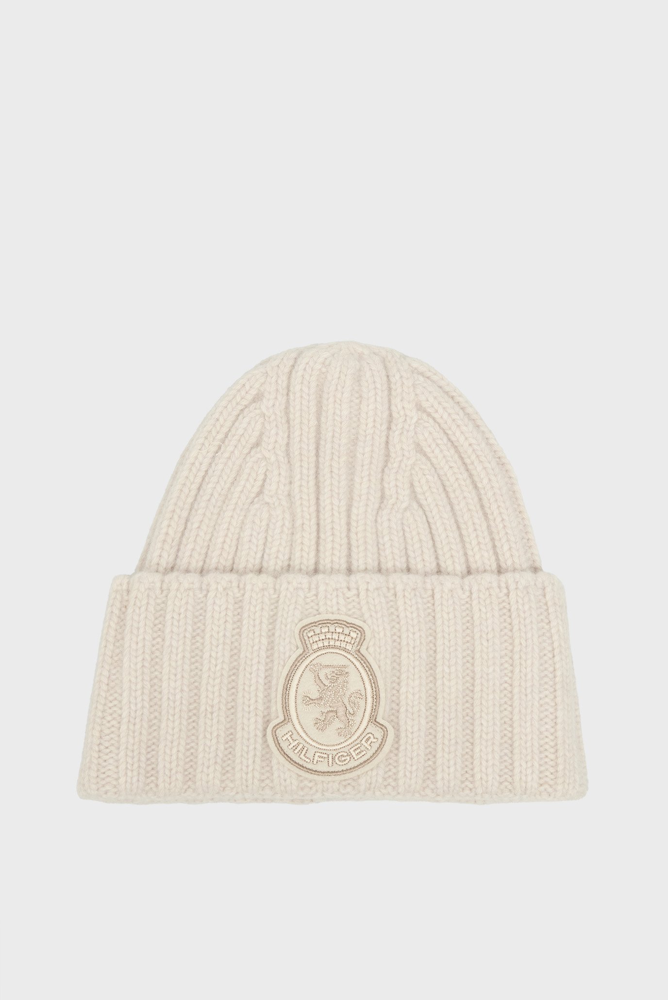 Женская бежевая шерстяная шапка CREST FLUFFY Бежевый ONESIZE Tommy Hilfiger AW0AW18210 Женская бежевая шерстяная шапка CREST FLUFFY Бежевый ONESIZE Tommy Hilfiger AW0AW18210