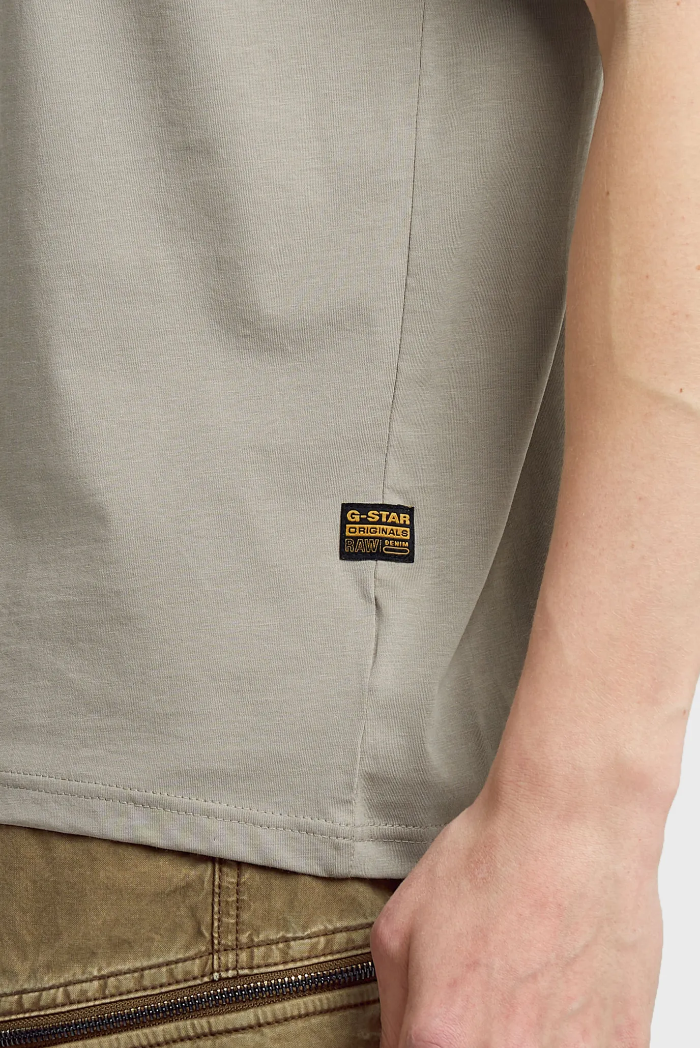 Мужская серая футболка Base 5