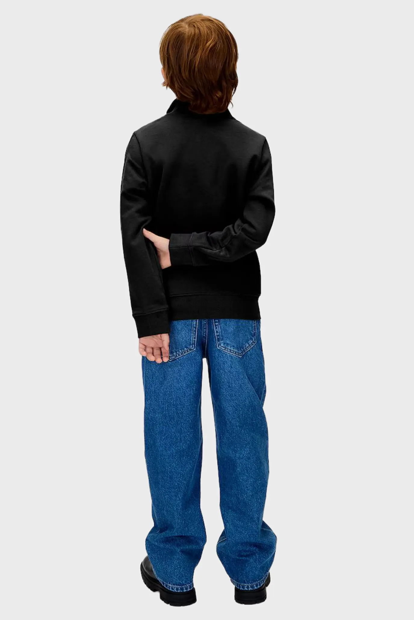 Дитяча чорна спортивна кофта CHEST 3