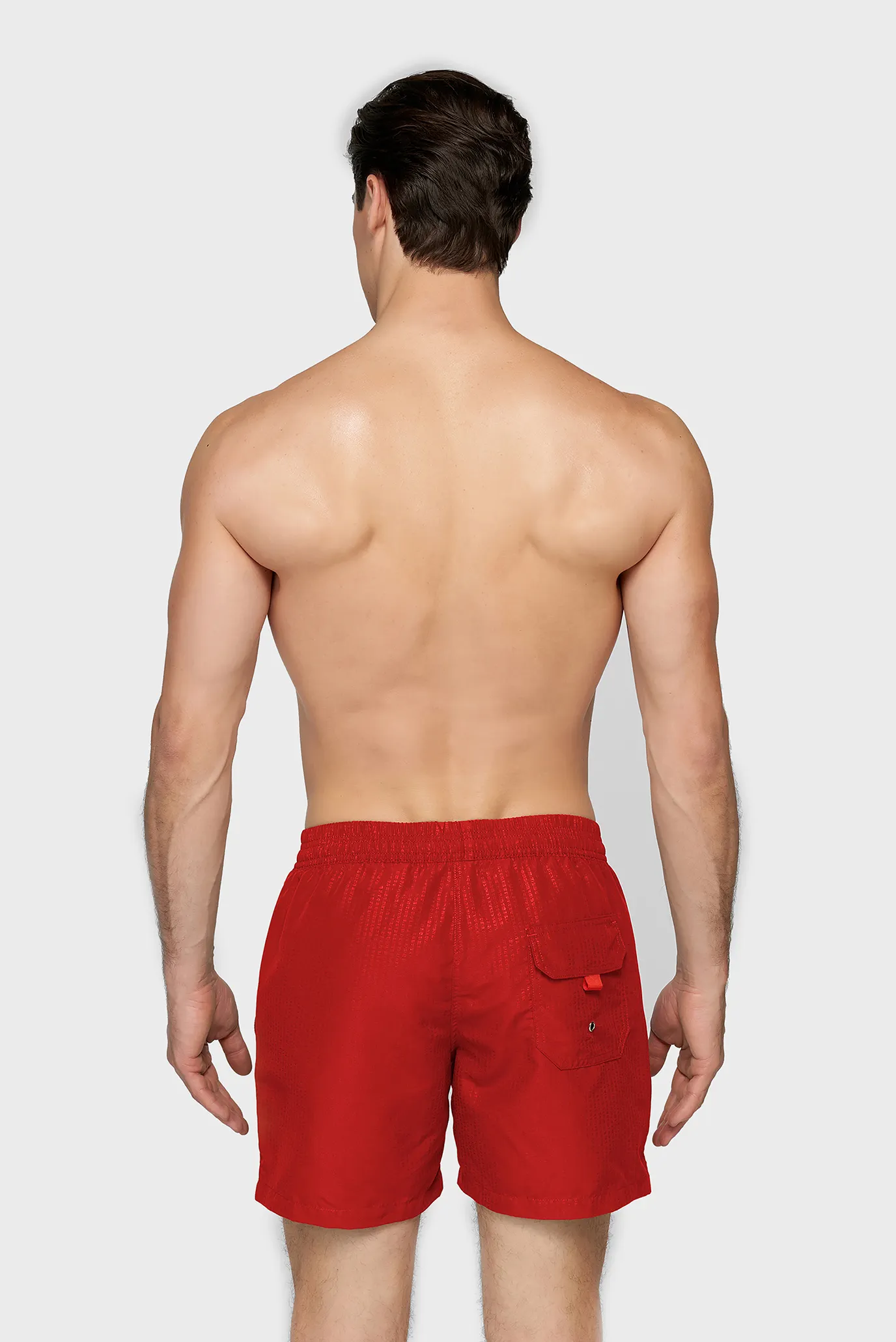 Чоловічі червоні плавальні шорти 3