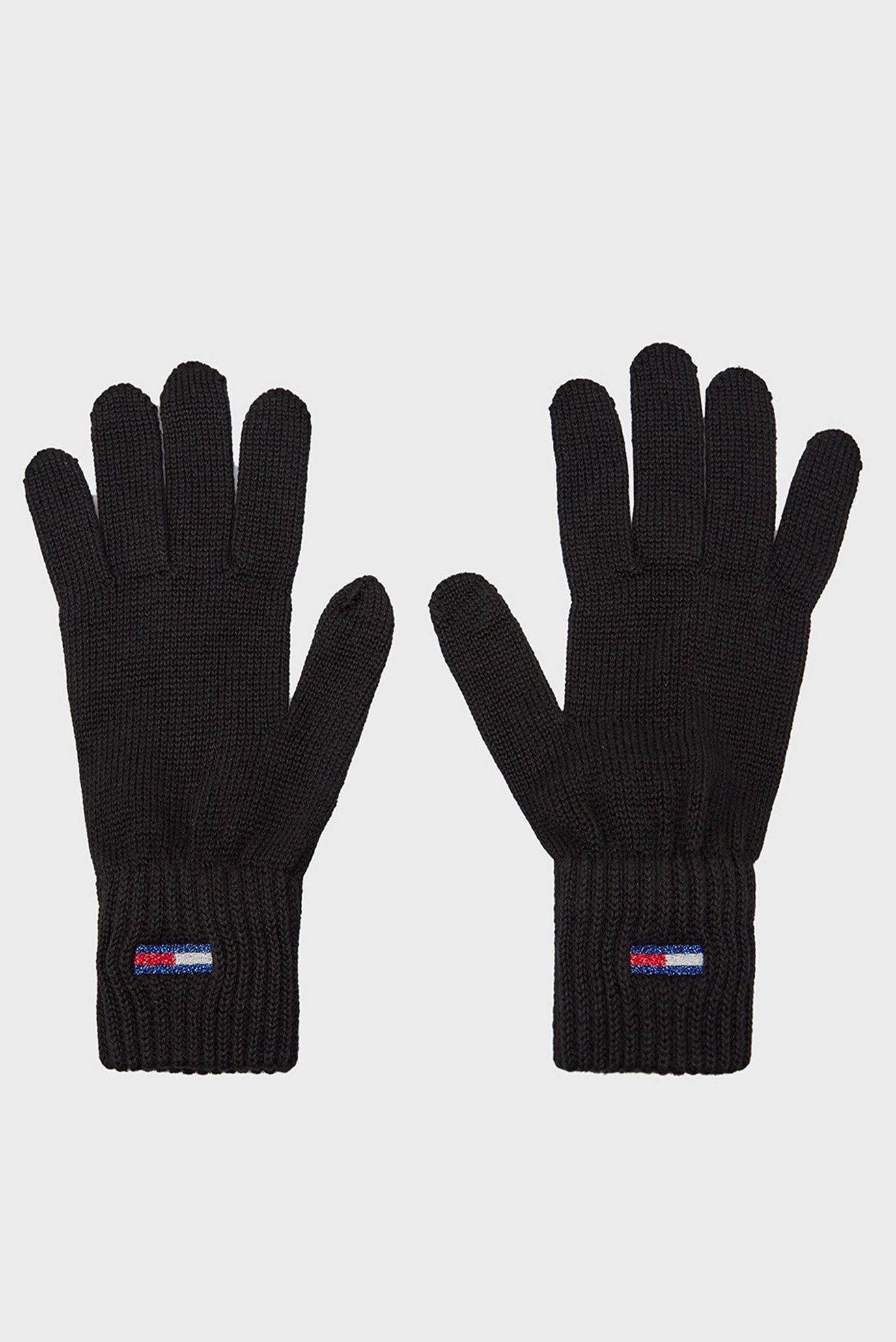 Женские черные перчатки TJM FLAG GLOVES 1