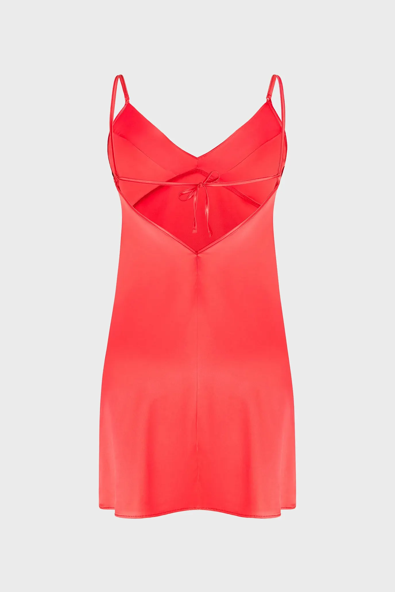 Женская коралловая ночная рубашка 2