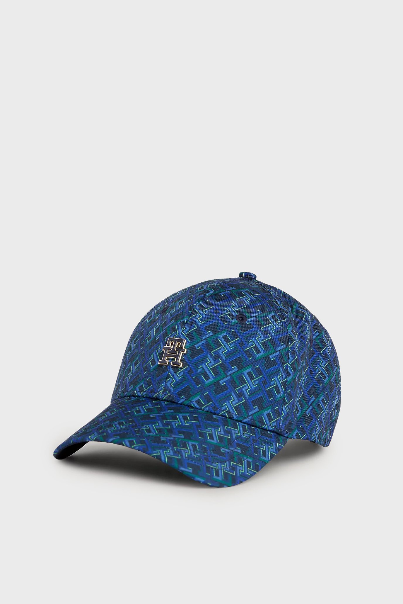 Женская синяя кепка с узором POP MONOGRAM 1