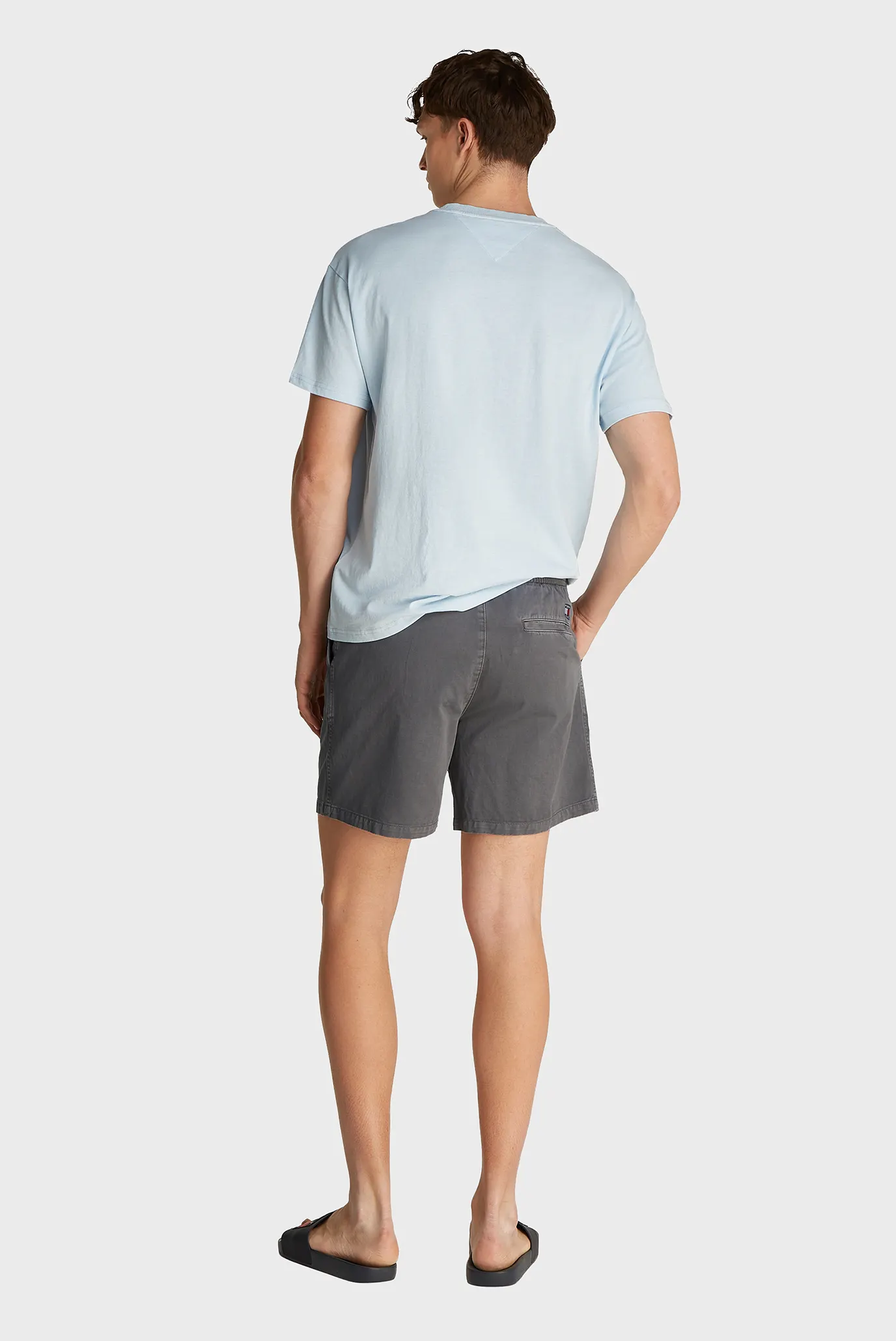 Чоловічі сірі джинсові шорти TWILL LOOSE BEACH 2