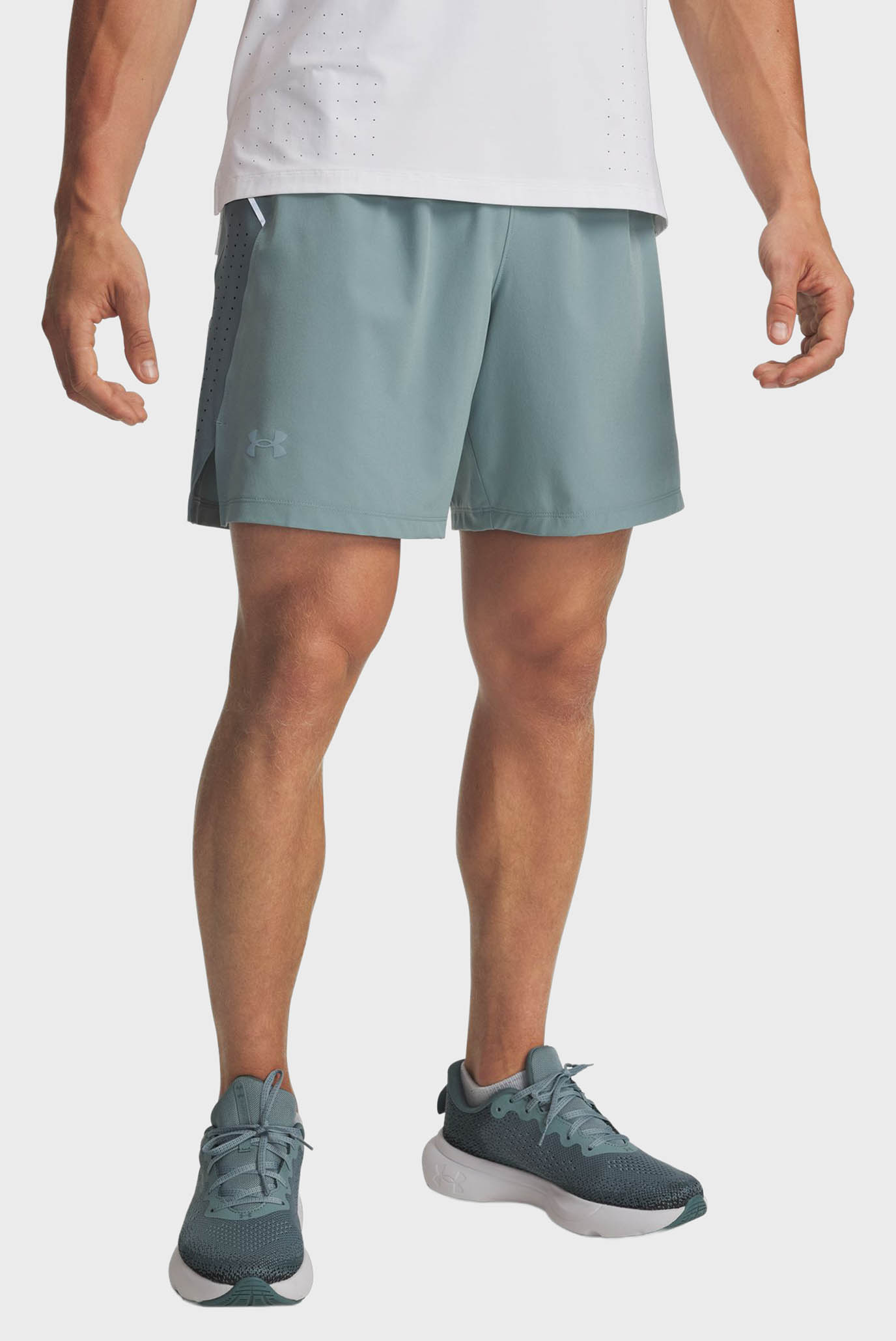 Мужские мятные шорты UA LAUNCH PRO 7 SHORTS Ментоловый S Under Armour 1376508-323 Мужские мятные шорты UA LAUNCH PRO 7 SHORTS Ментоловый S Under Armour 1376508-323