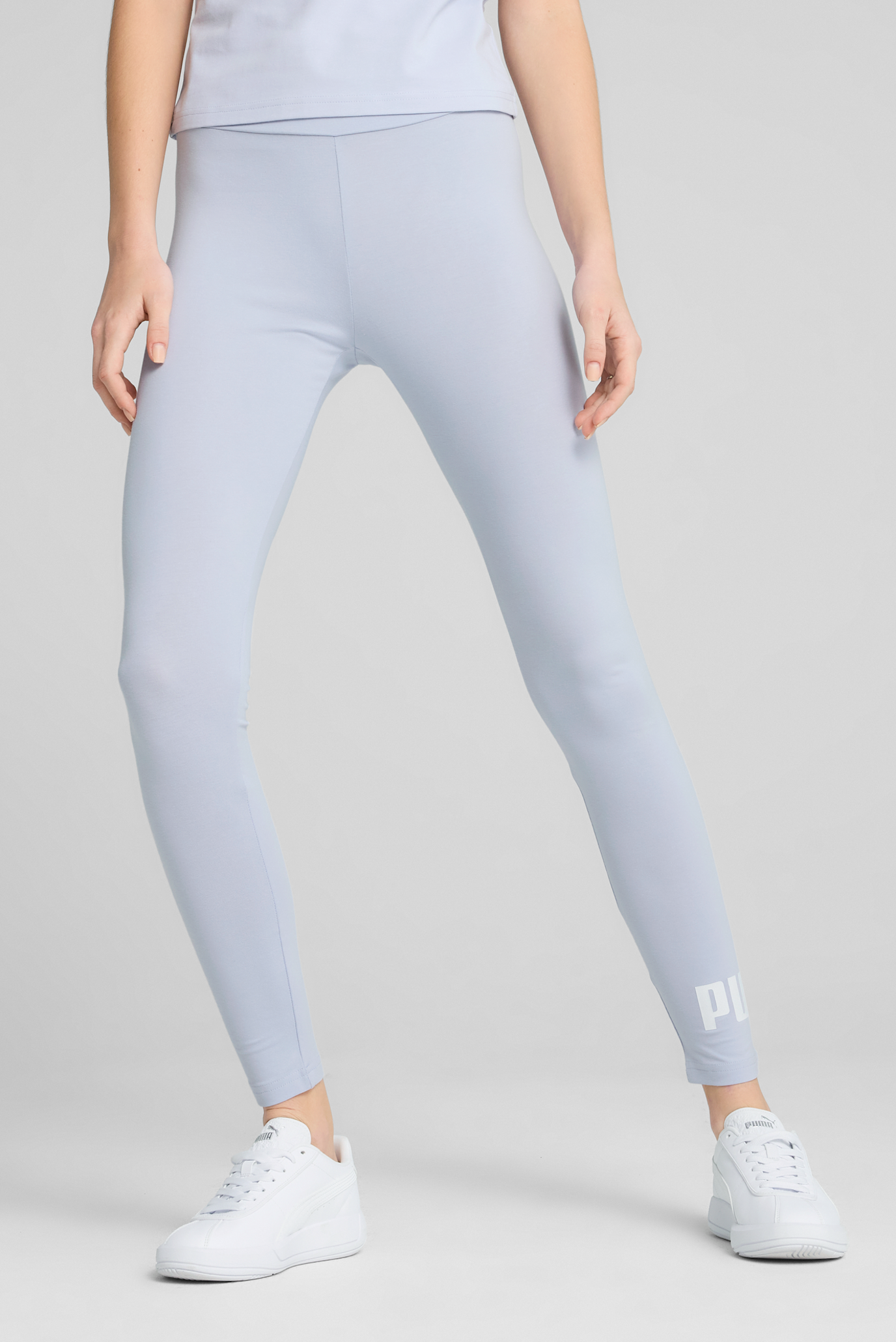 Жіночі блакитні тайтси ESS No. 1 Logo Leggings Women 1