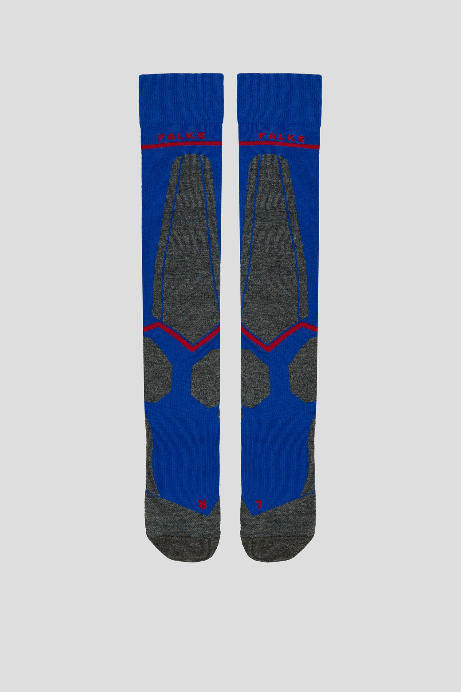 Мужские синие шерстяные лыжные носки 1