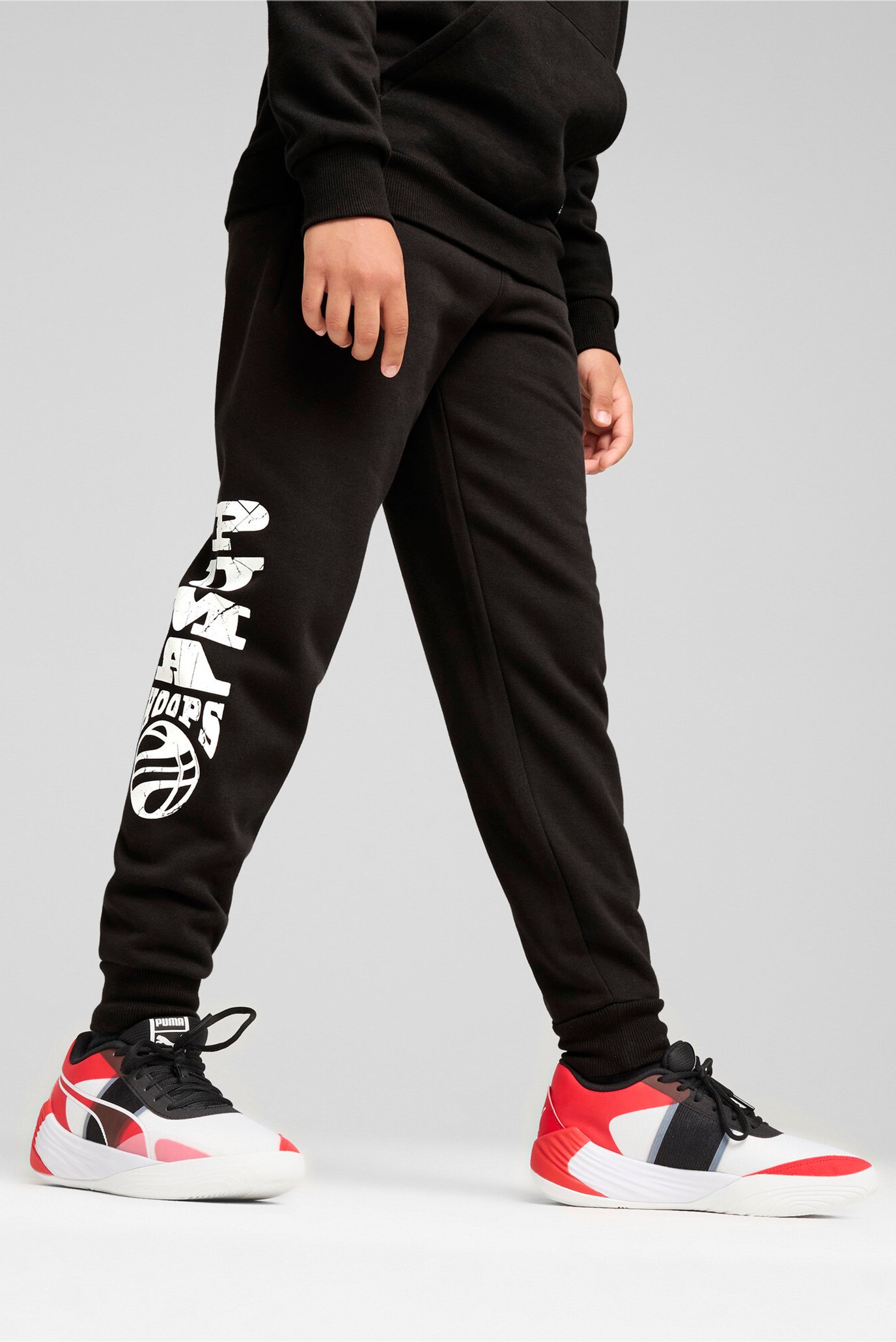 Детские черные спортивные брюки Basketball Blueprint Pants Youth 1