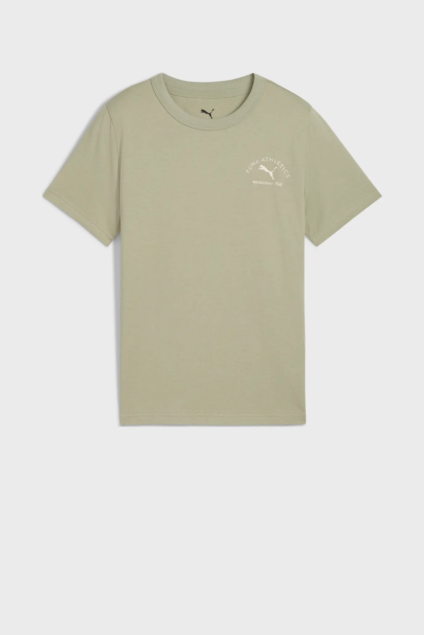 Детская оливковая футболка PUMA Class Graphic Tee Youth 1
