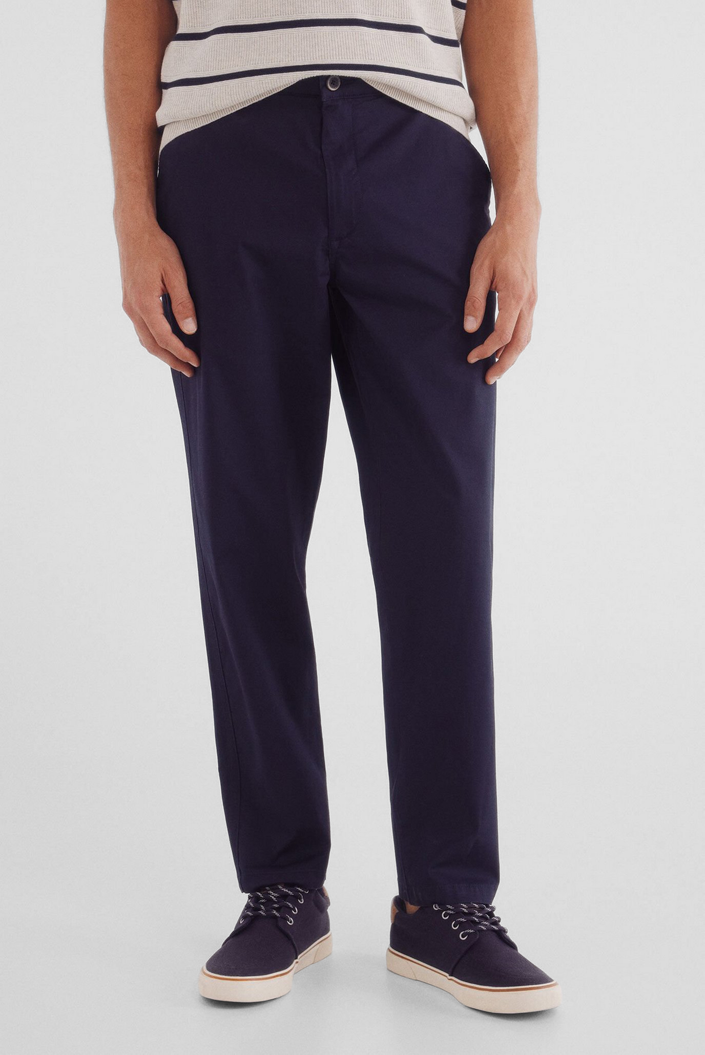 Мужские темно-синие чиносы Slim fit Синий 38 SPRINGFIELD 1559346 Мужские темно-синие чиносы Slim fit Синий 38 SPRINGFIELD 1559346